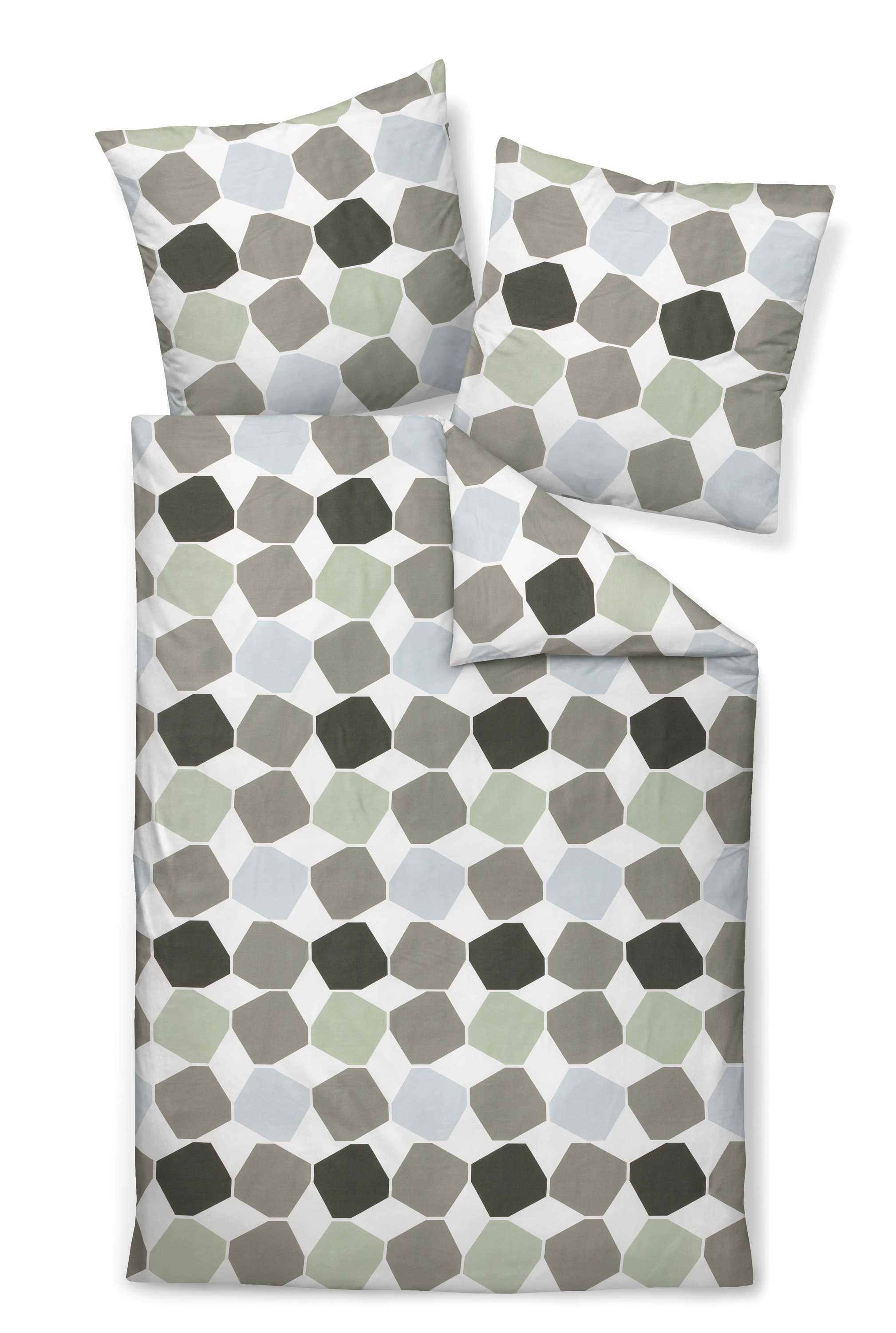 Janine Bettwäsche »J.D. 87106, Mako-Satin aus 100 % Baumwolle«