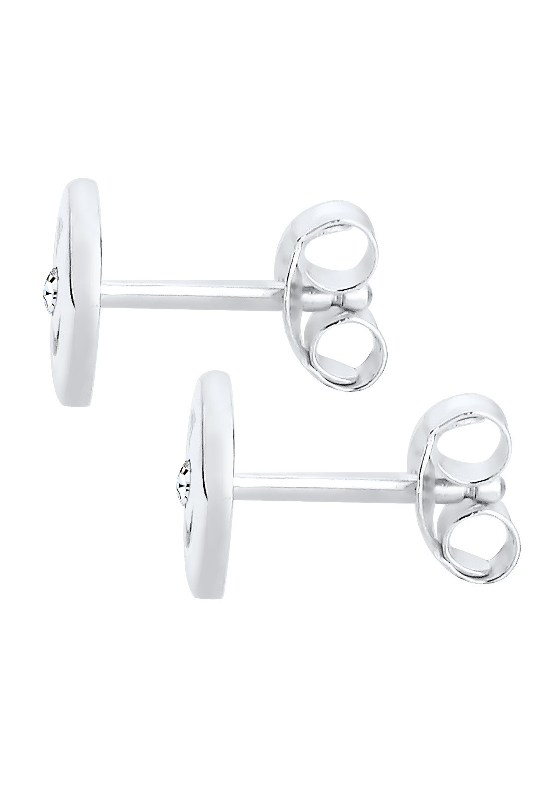 Elli Paar Ohrstecker »Ohrringe Spirale Rund Funkelnd 925 Silber, mit Kristallen von Swarovski®«