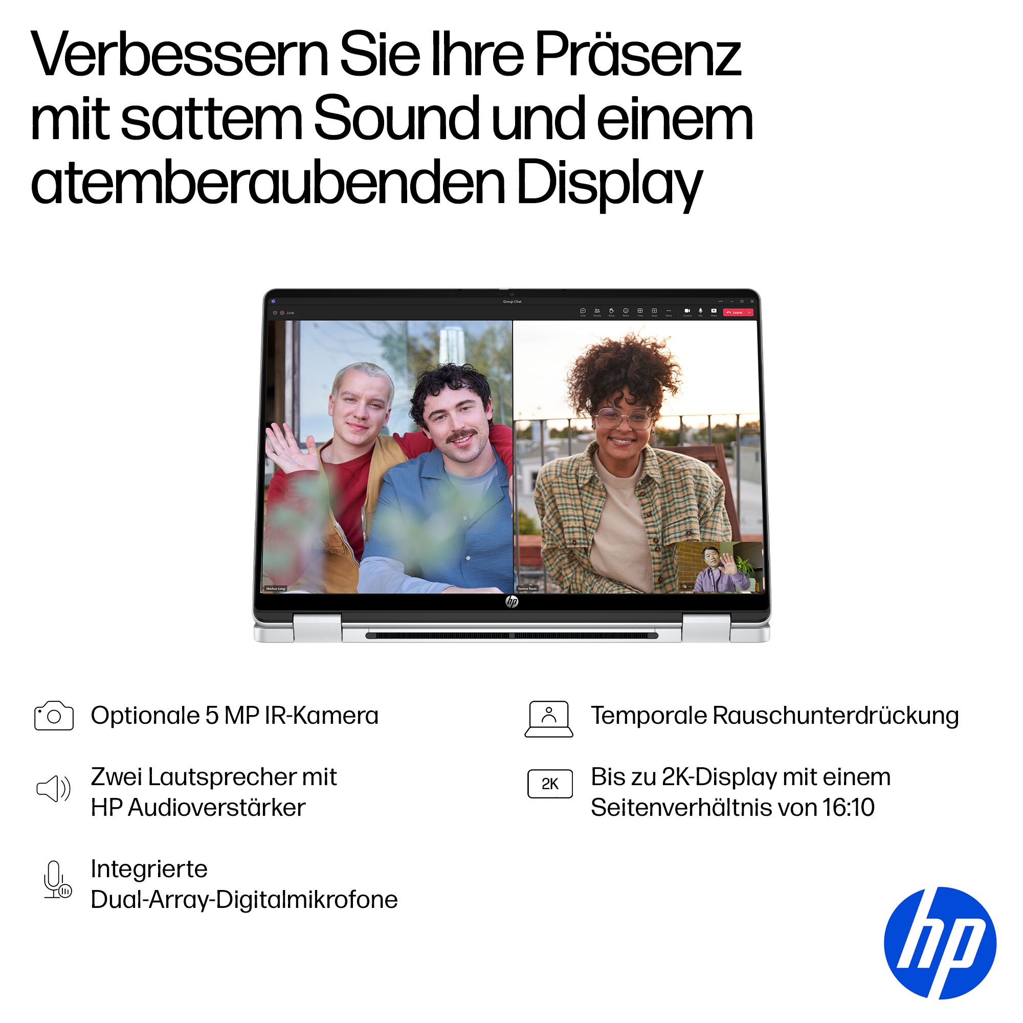 HP Convertible Notebook »14-fp0231ngx« 35,56 cm / 14 ″ Intel Core 3 Intel Graphics 256 GB SSD