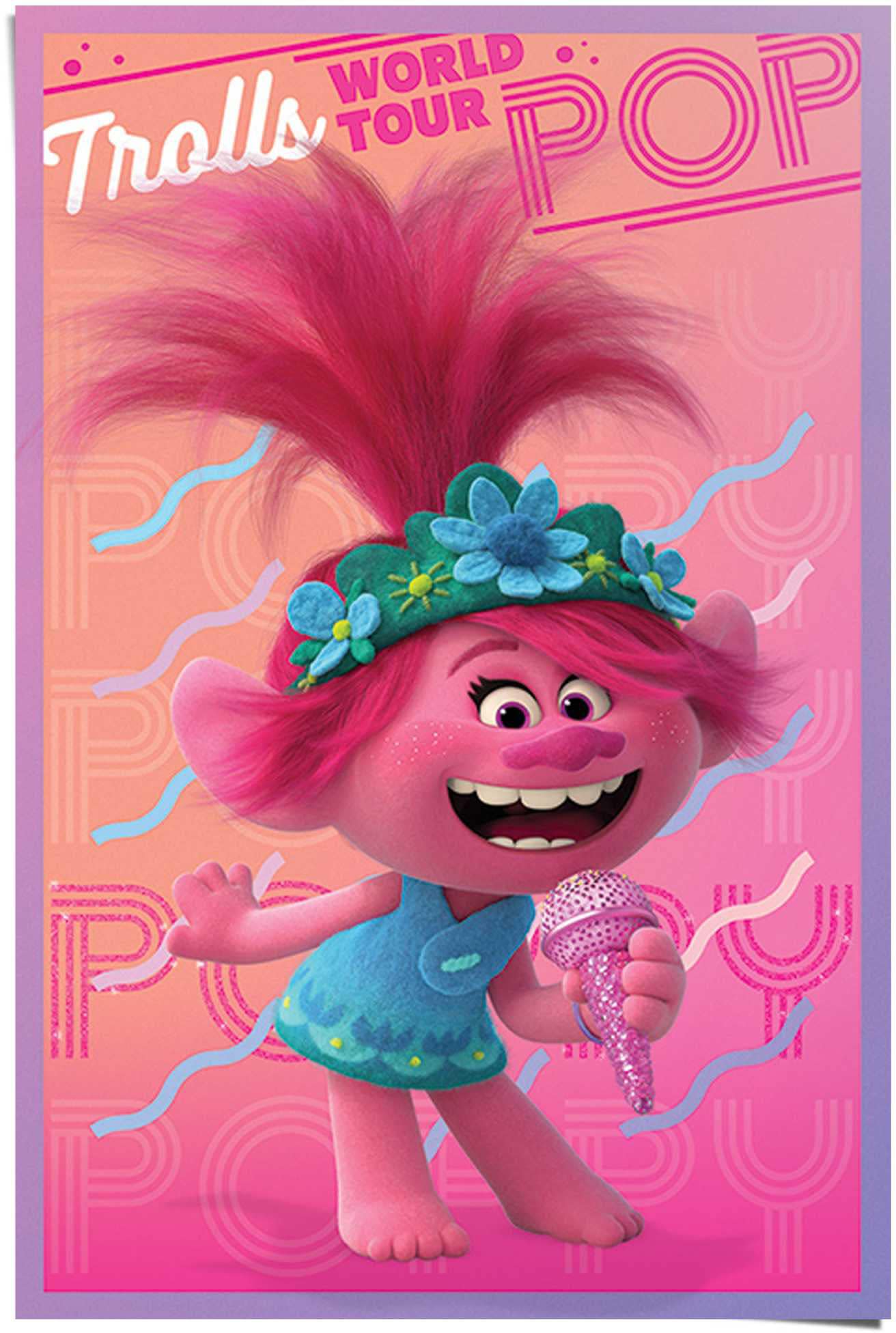 - (1 - Reinders! Trollenwelt«, kaufen Poppy »Trolls Poster bequem Welt Prinzessin Tour - Musik St.) - Abenteuer