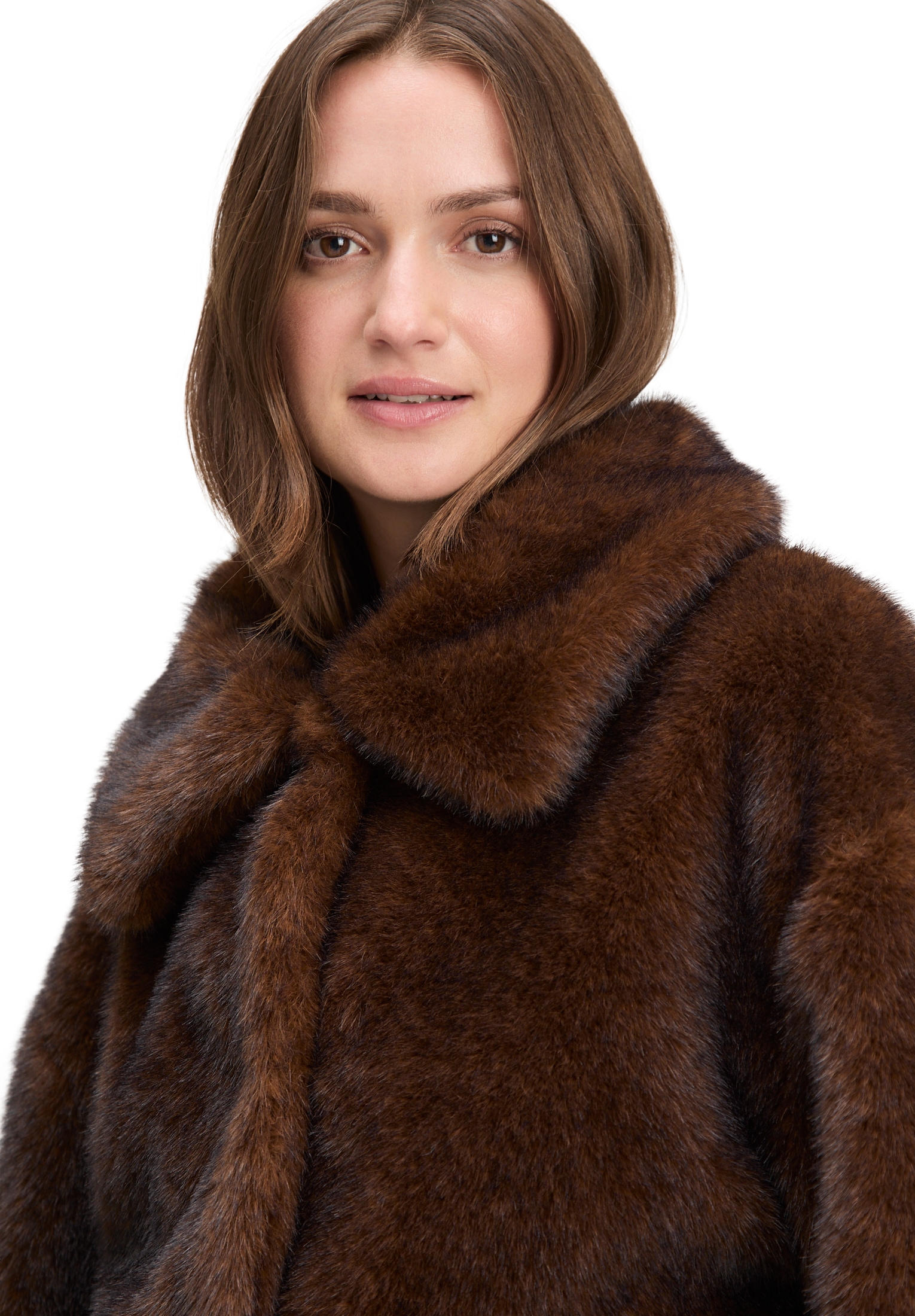 Cartoon Fellimitatjacke »Kunstfell-Jacke mit Eingrifftaschen«