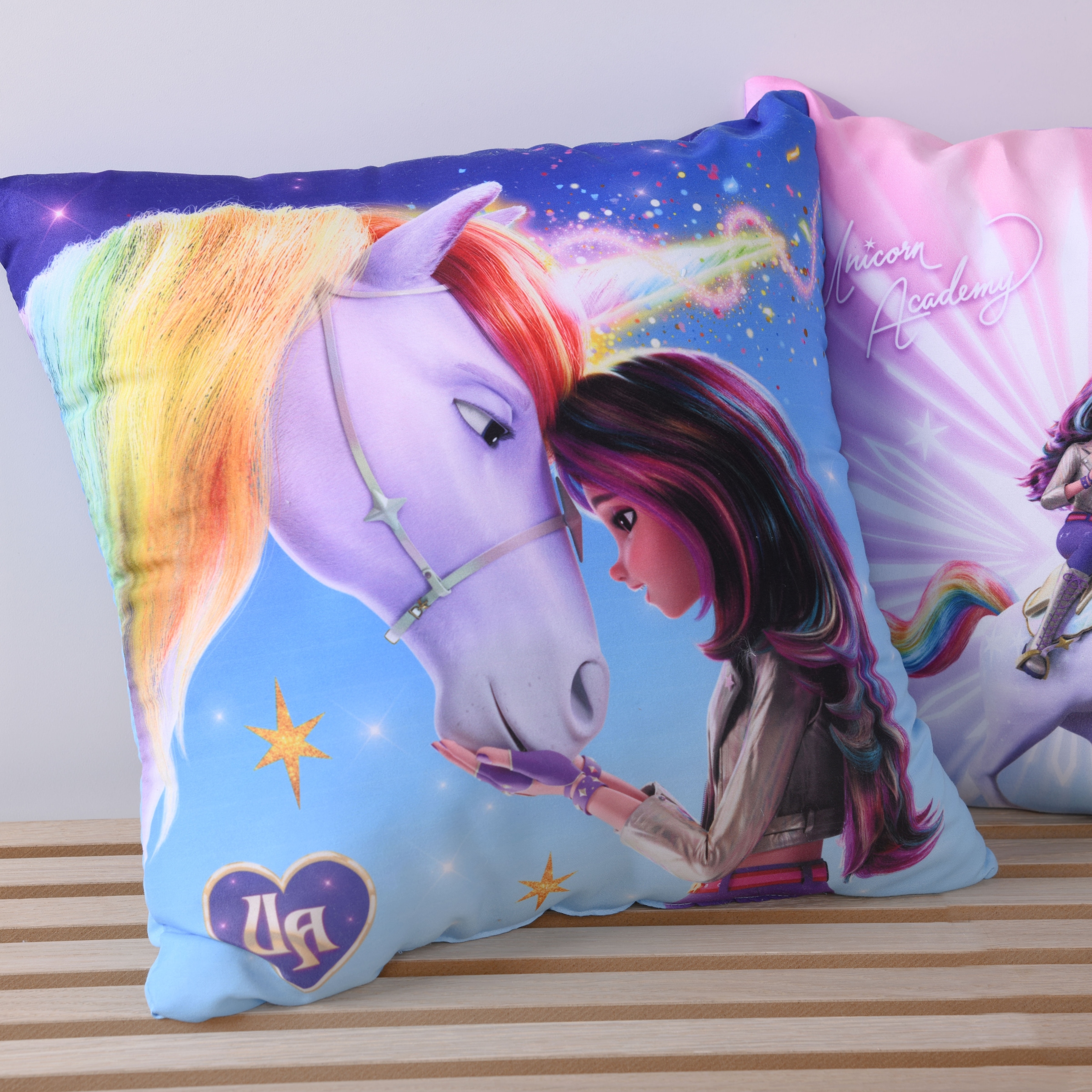 Unicorn Academy Dekokissen »Unicorn Academy«, hochfarbig bedruckt