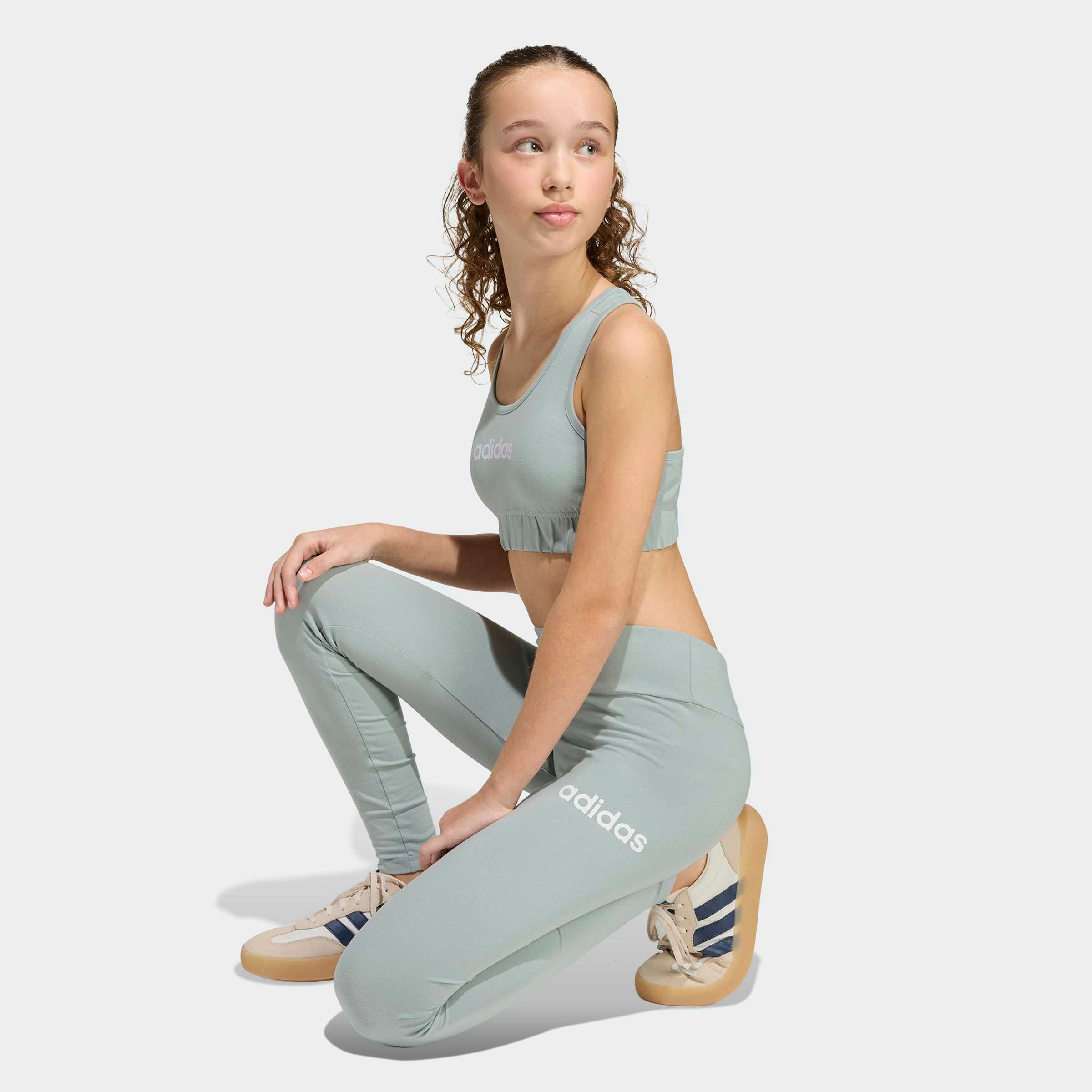 adidas Sportswear Leggings »JG LIN LEG 230«  sportlicher Stil, für Kinder, aus Baumwolle mit Elasthan