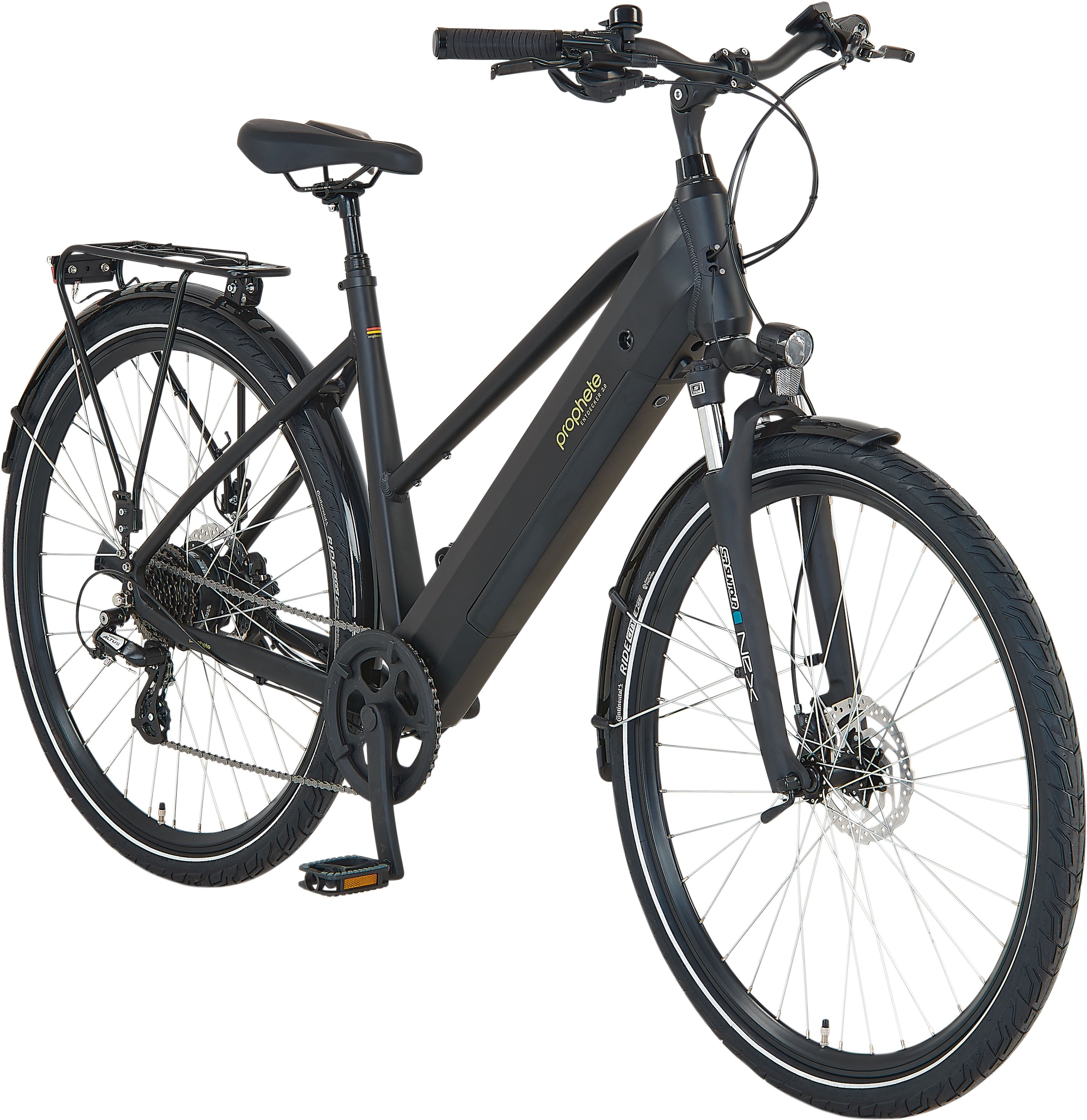 Prophete E-Bike »Entdecker 2.0«, 8 Gang, Shimano, Heckmotor 250 W, Pedelec, Elektrofahrrad für Damen