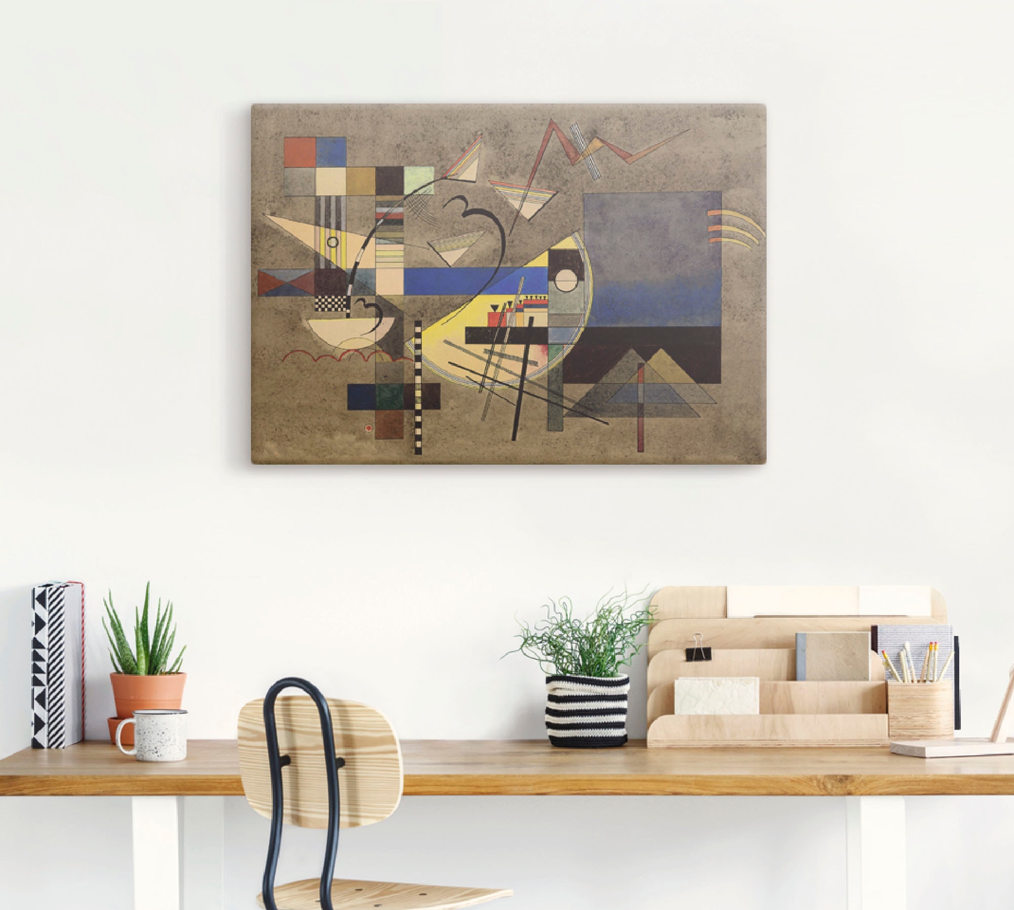 Artland Leinwandbild »Festes III. 1925« Muster 1 Stk. tlg. auf Holzrahmen gespannt