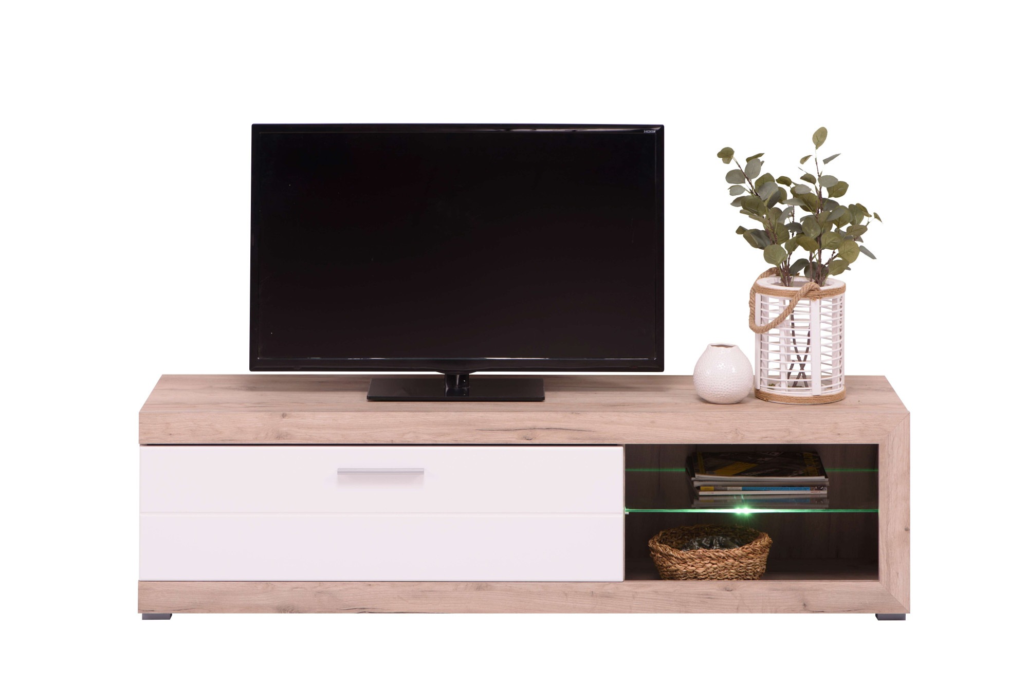 INOSIGN Lowboard »Remo TV-Kommode«, TV-Lowboard, mit LED-Beleuchtung, in verschiedenen Dekoren