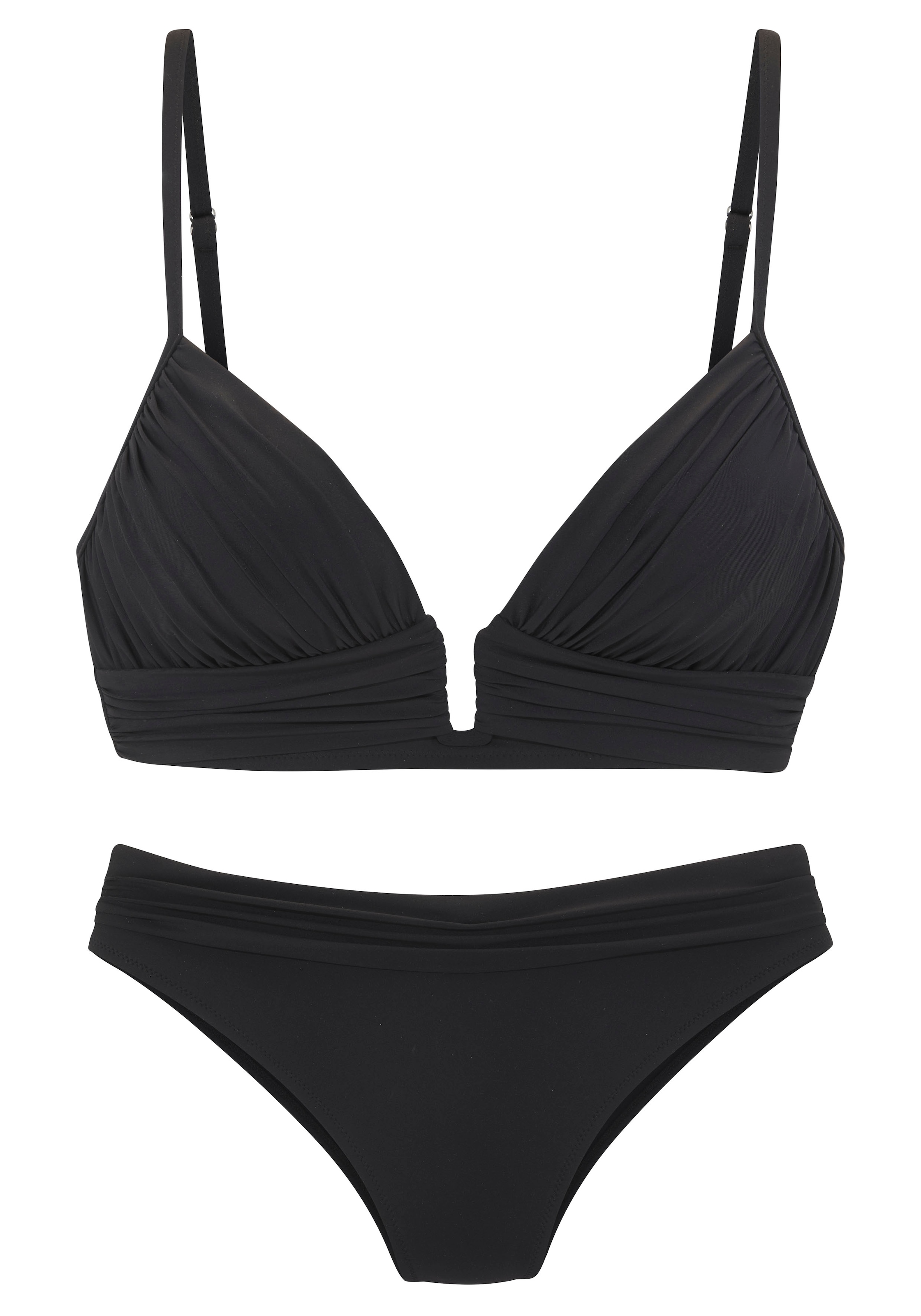 LASCANA Triangel-Bikini mit modischer Zierschnalle