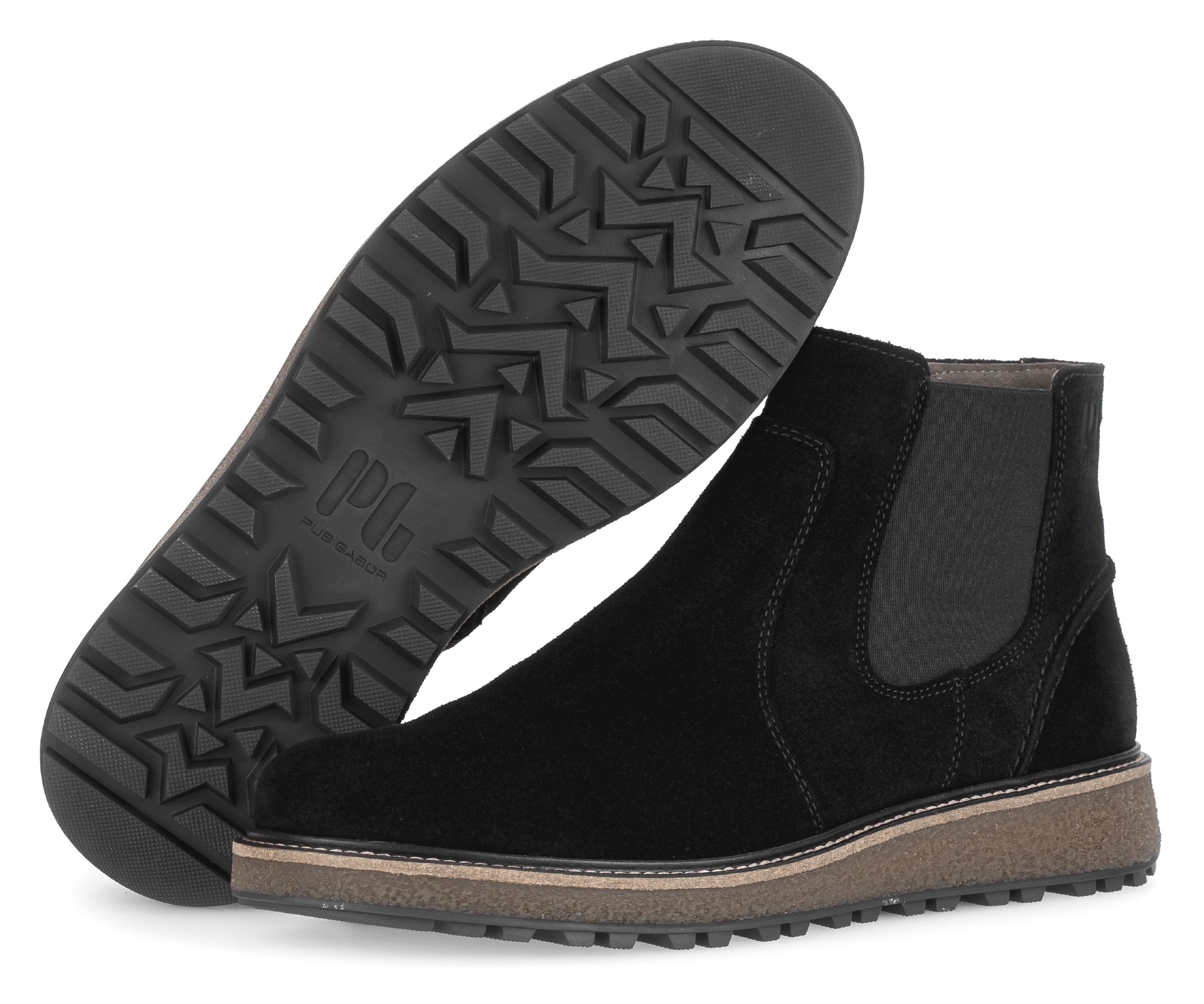 Pius Gabor Chelseaboots  , Herbstboots mit Kontrastnähten und Logoprägung