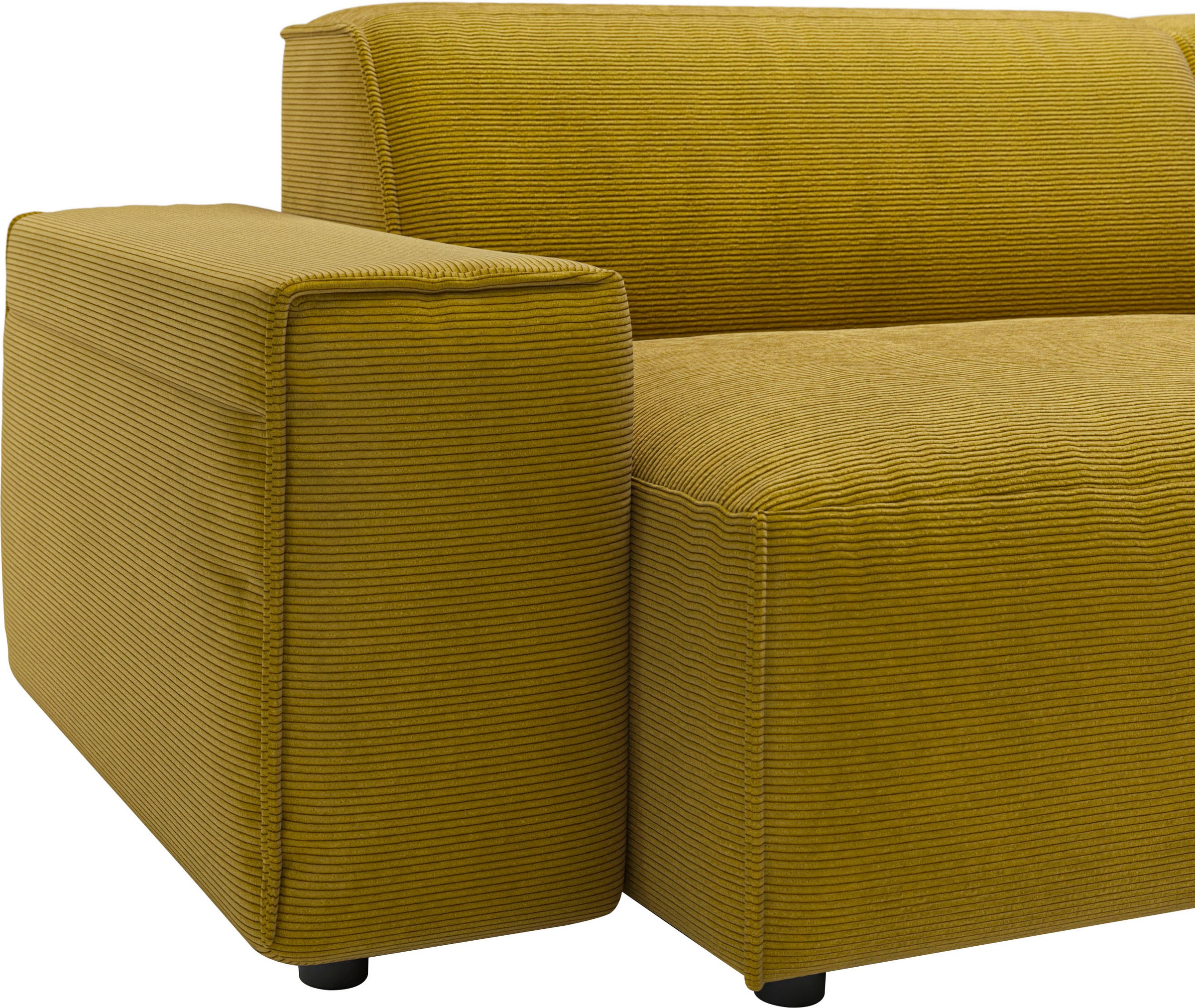 andas Ecksofa »Glimminge auch in Breitcord, Feincord, Bouclé + Easy care-Bezug«, L-Form, Breite 294, Zierkissen