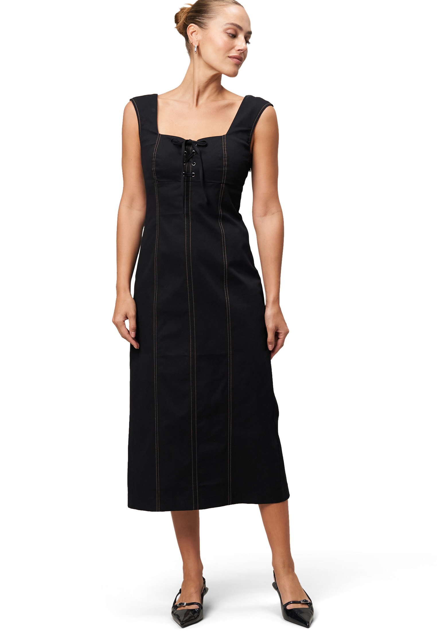 Zero Maxikleid »Maxikleid mit Schnürung«