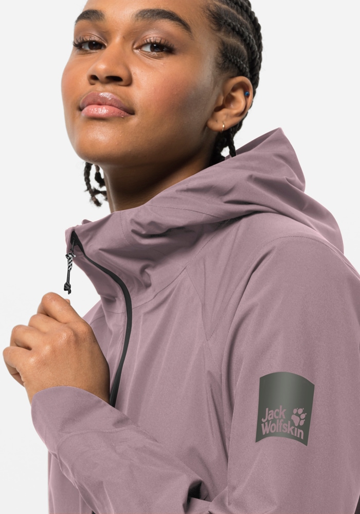 Jack Wolfskin Outdoorjacke »BIKE COMMUTE MONO JKT W«, mit Kapuze