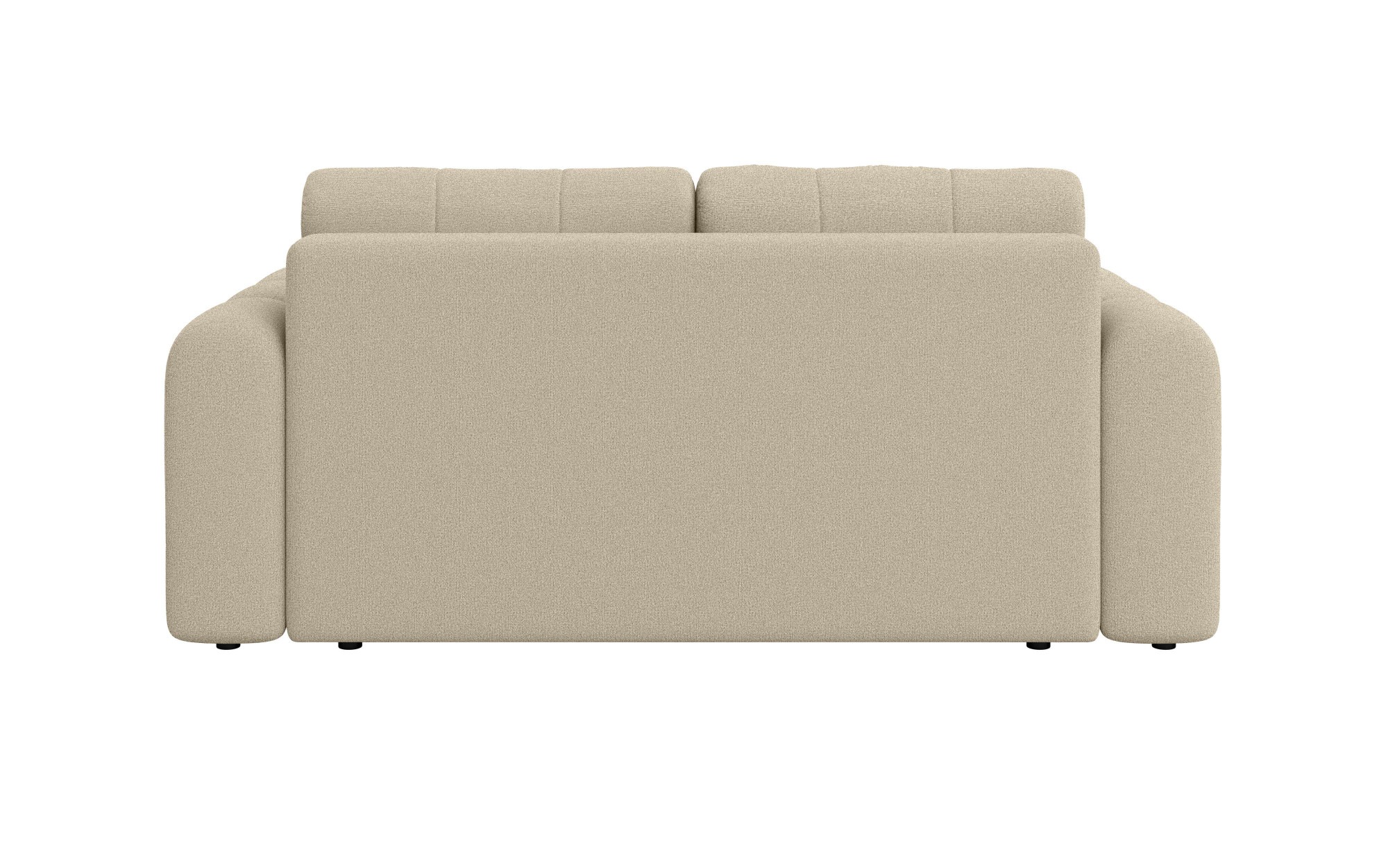 INOSIGN 2-Sitzer »Manilla, trendige Steppung, 2 Rückenkissen, B/T/H 195/107/91 cm«, mit Wellenunterfederung, in verschiedenen Materialien und Farben