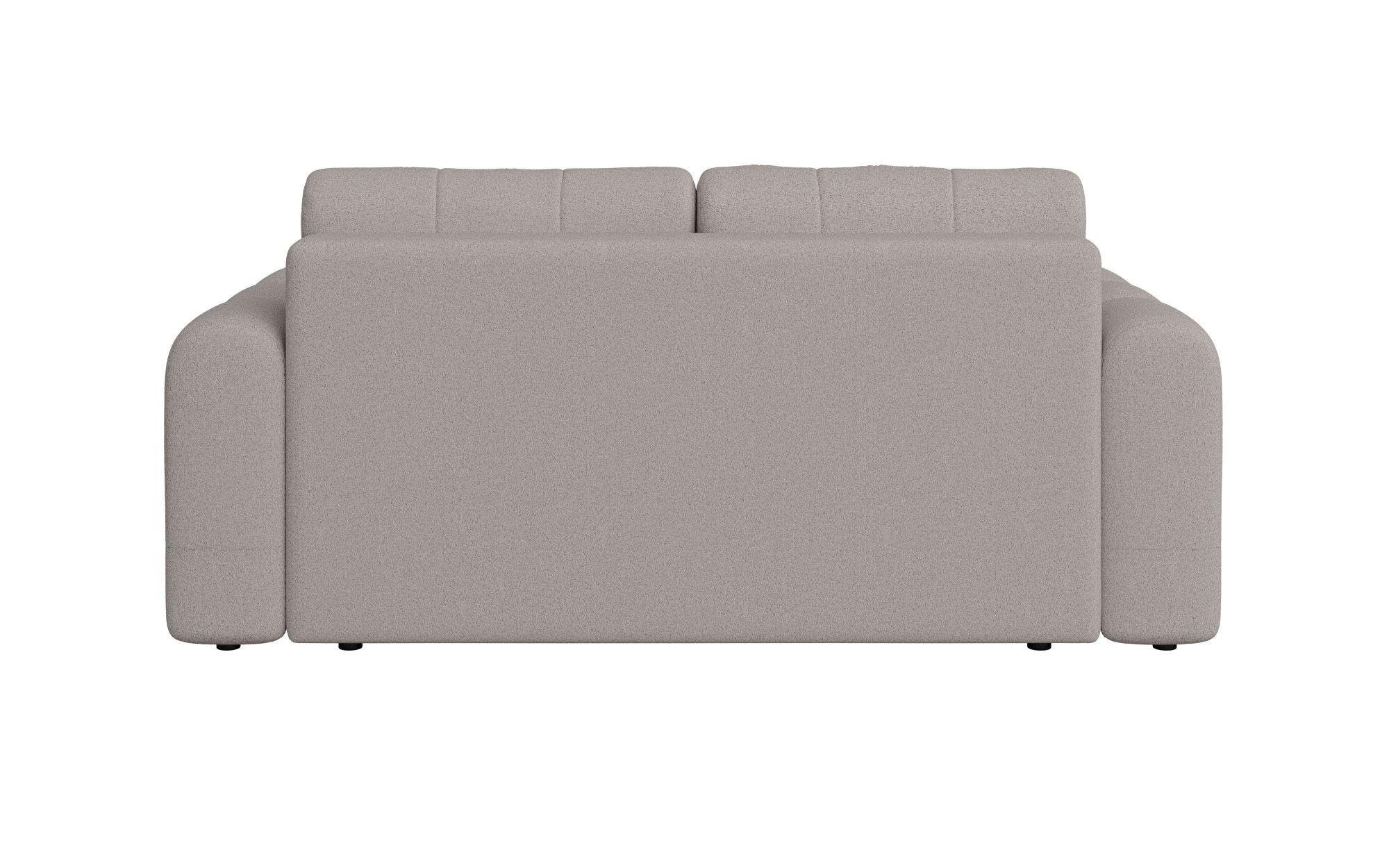 INOSIGN 2-Sitzer »Manilla, trendige Steppung, 2 Rückenkissen, B/T/H 195/107/91 cm«, mit Wellenunterfederung, in verschiedenen Materialien und Farben