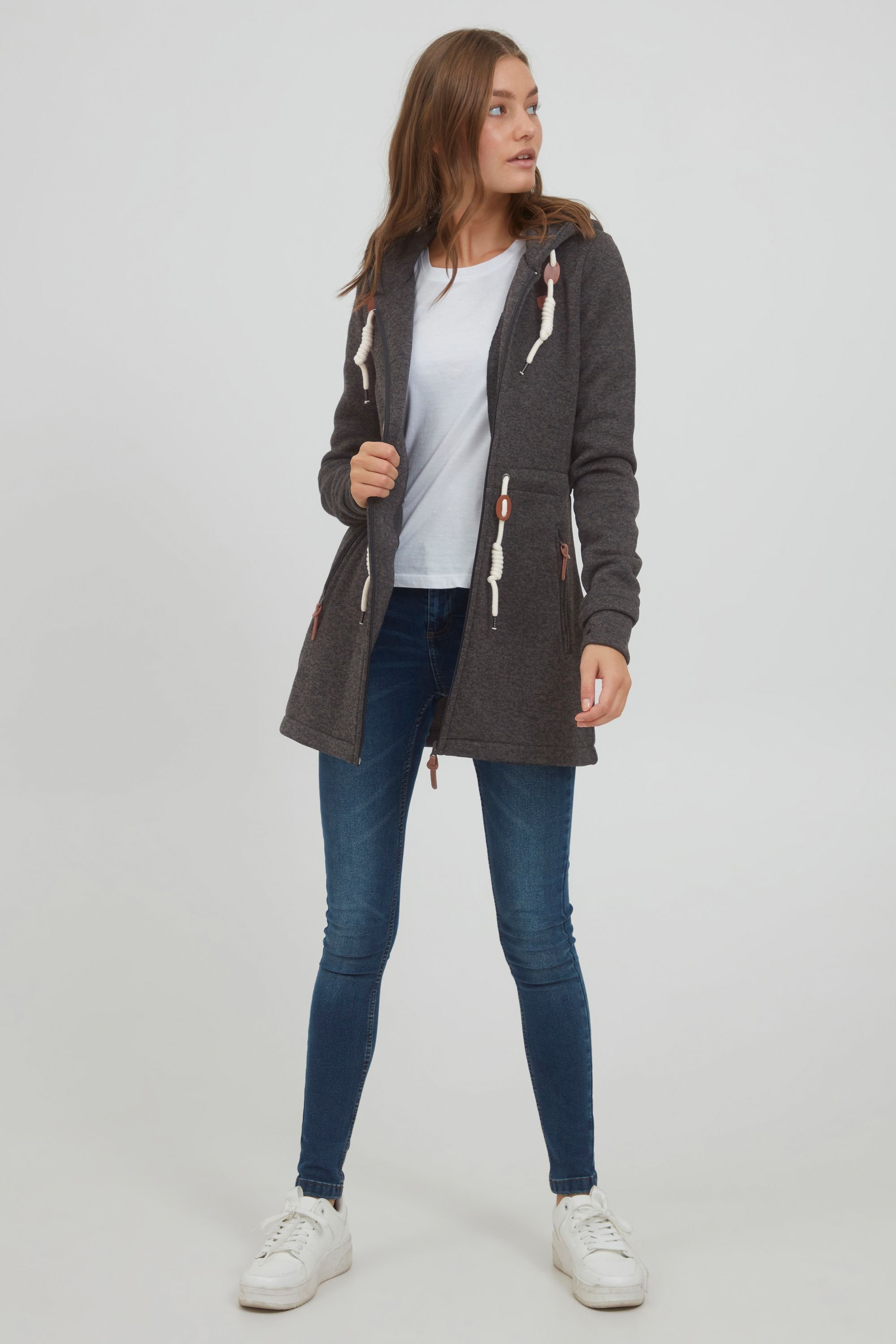 OXMO Strickfleecejacke »Strickfleecejacke OXThora«