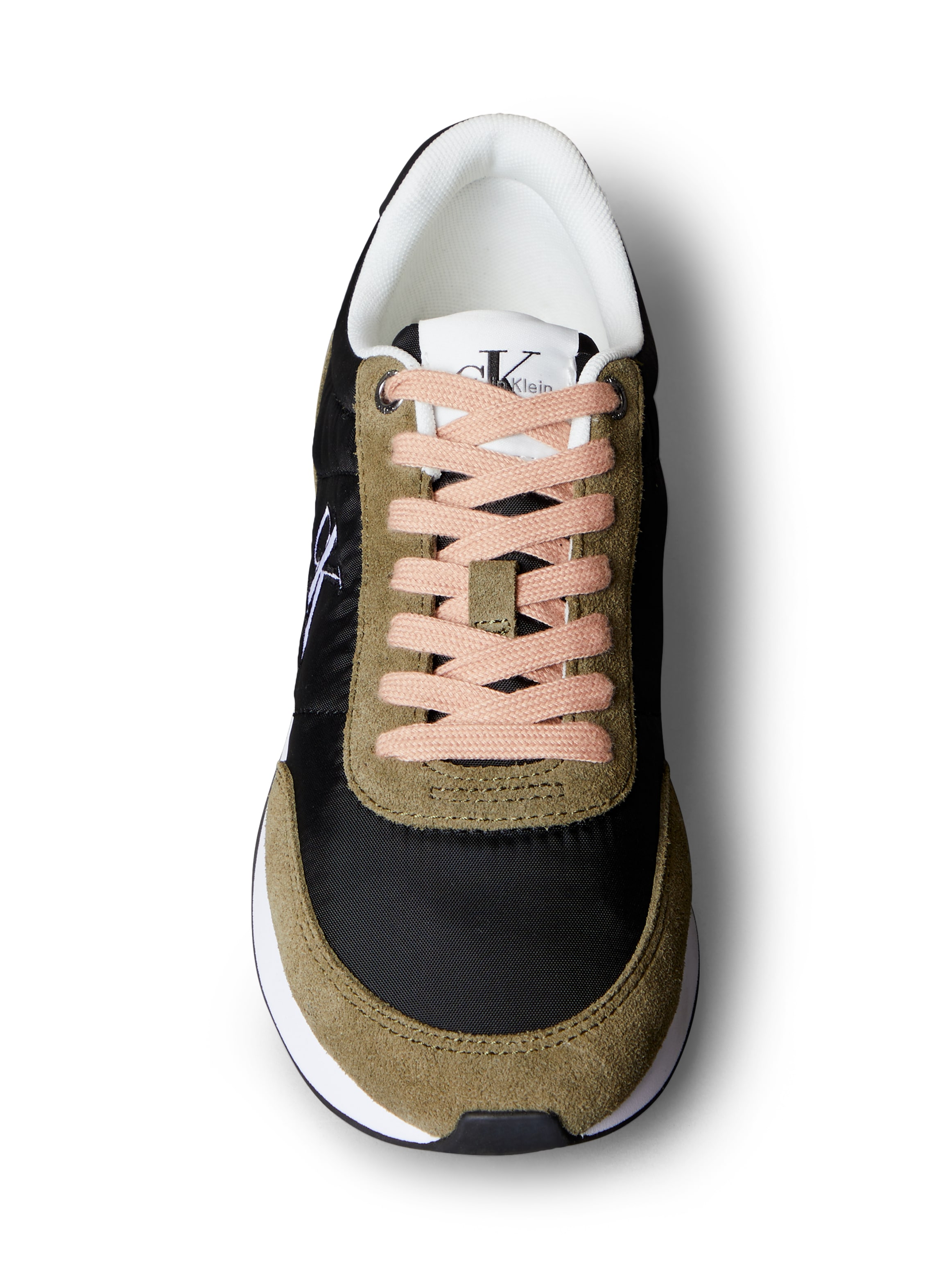 Calvin Klein Jeans Sneaker »RETRO RUNNER ESS MIX MAT«  Schnürschuh, Runner-Sneaker, Freizeitschuh mit seitlichem CK-Logo