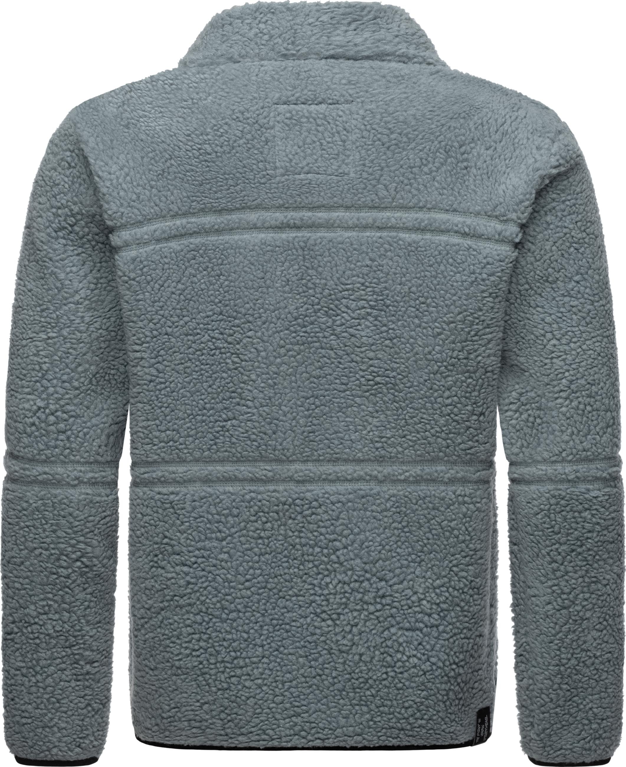 Ragwear Sweatjacke »Plüschjacke Noory«, Herren Basic Teddy-Fleece Jacke