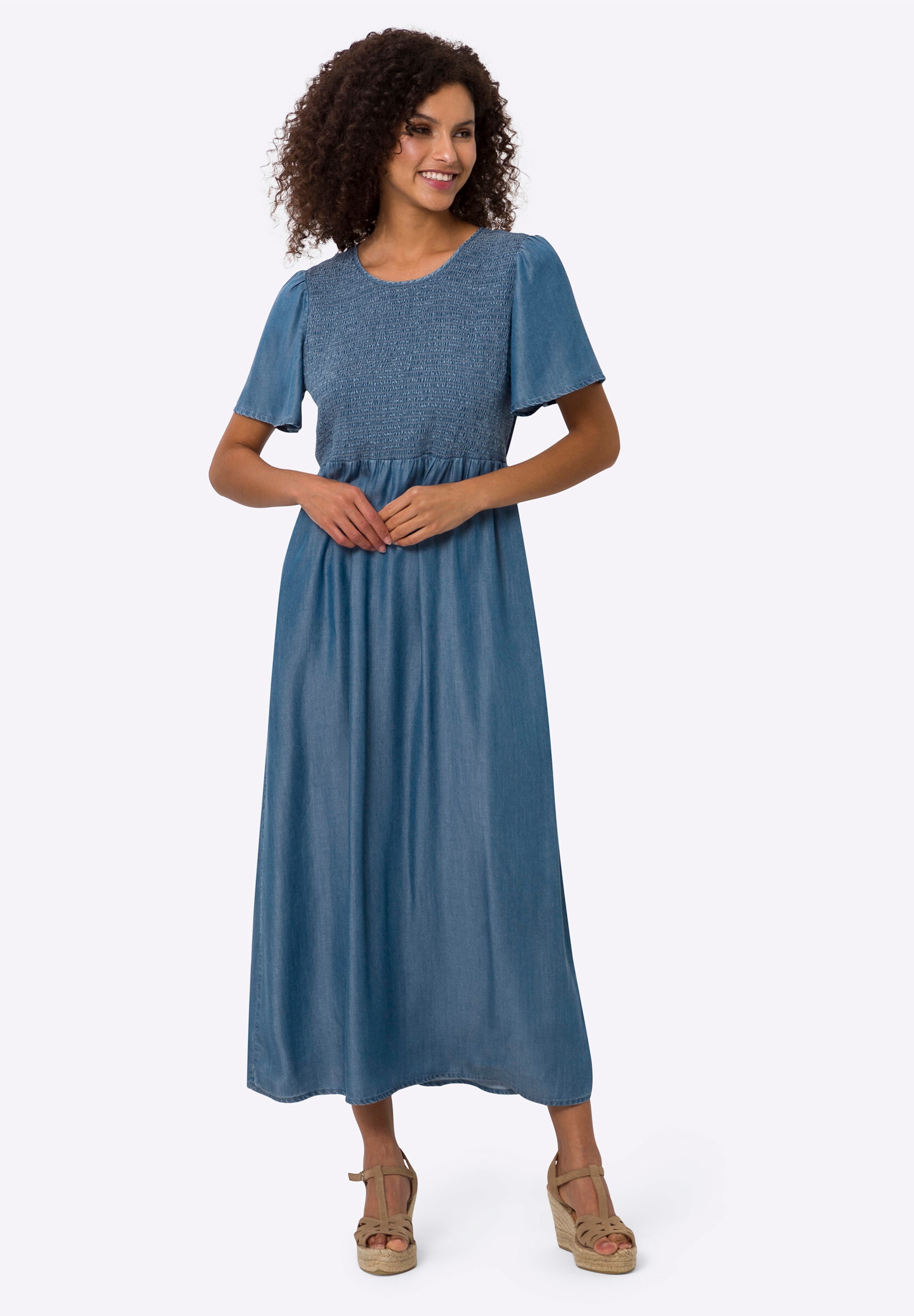 heine Sommerkleid »Kleid Sommerkleid mit Seitentaschen« Nahttasche
