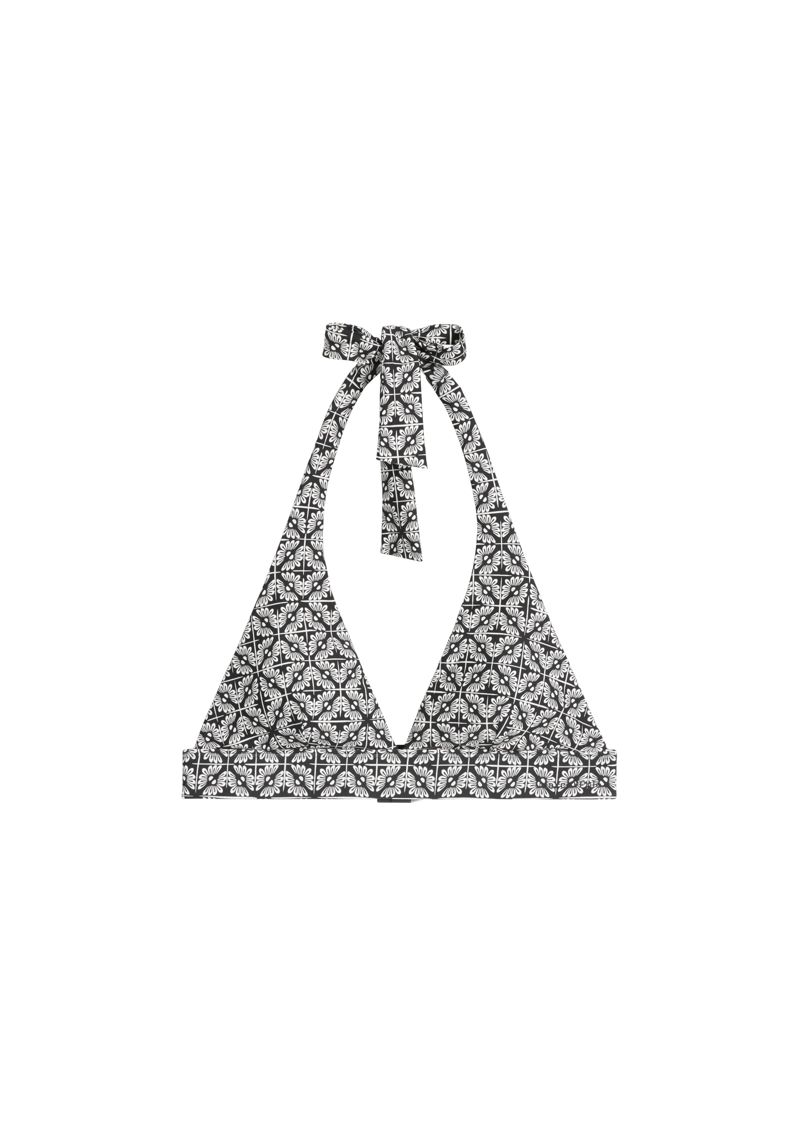 Marc O'Polo Triangel-Bikini-Top »Geo Capsule« tiefer V-Ausschnitt, Neckholder zum Binden, elastisch, Print