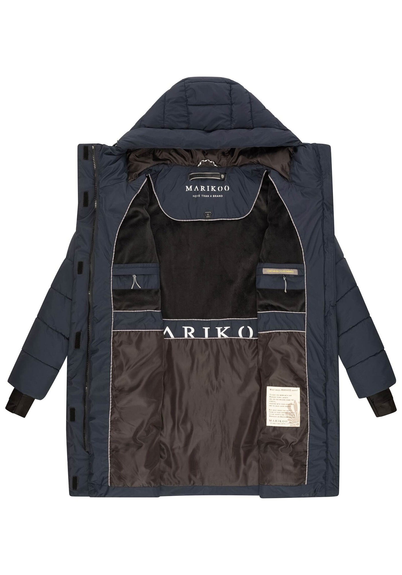 Marikoo Winterjacke »Marikoo Kaituu Damen Winter Steppjacke N008«