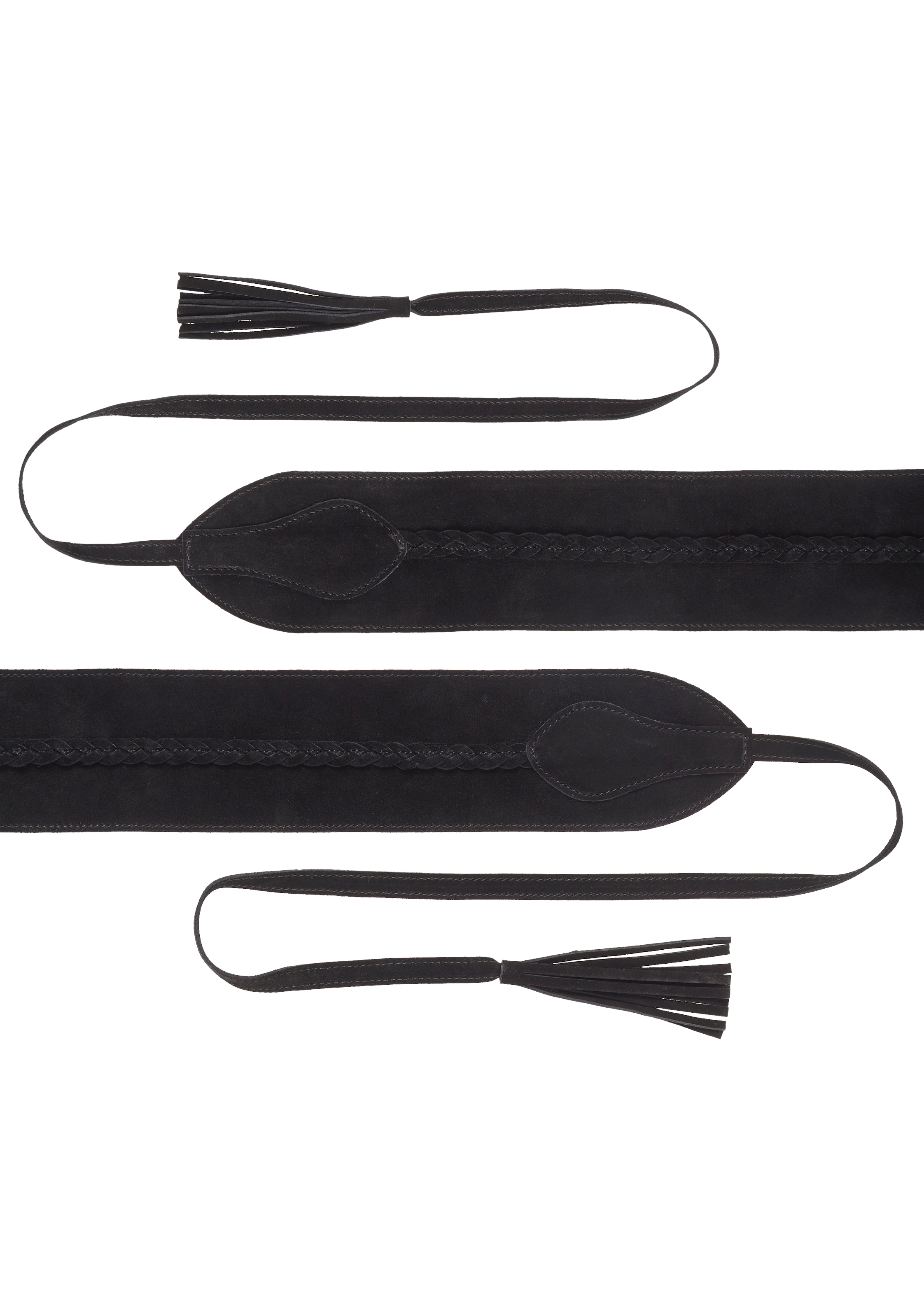 LASCANA Taillengürtel »Ledergürtel«, Veloursledergürtel, Bindegürtel, Shapingeffekt, für Kleid & Overall