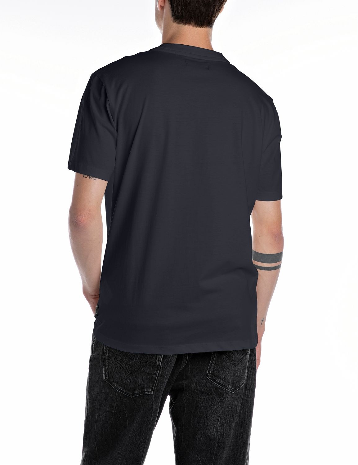 Replay T-Shirt »mit Logostickerei auf der Brust«