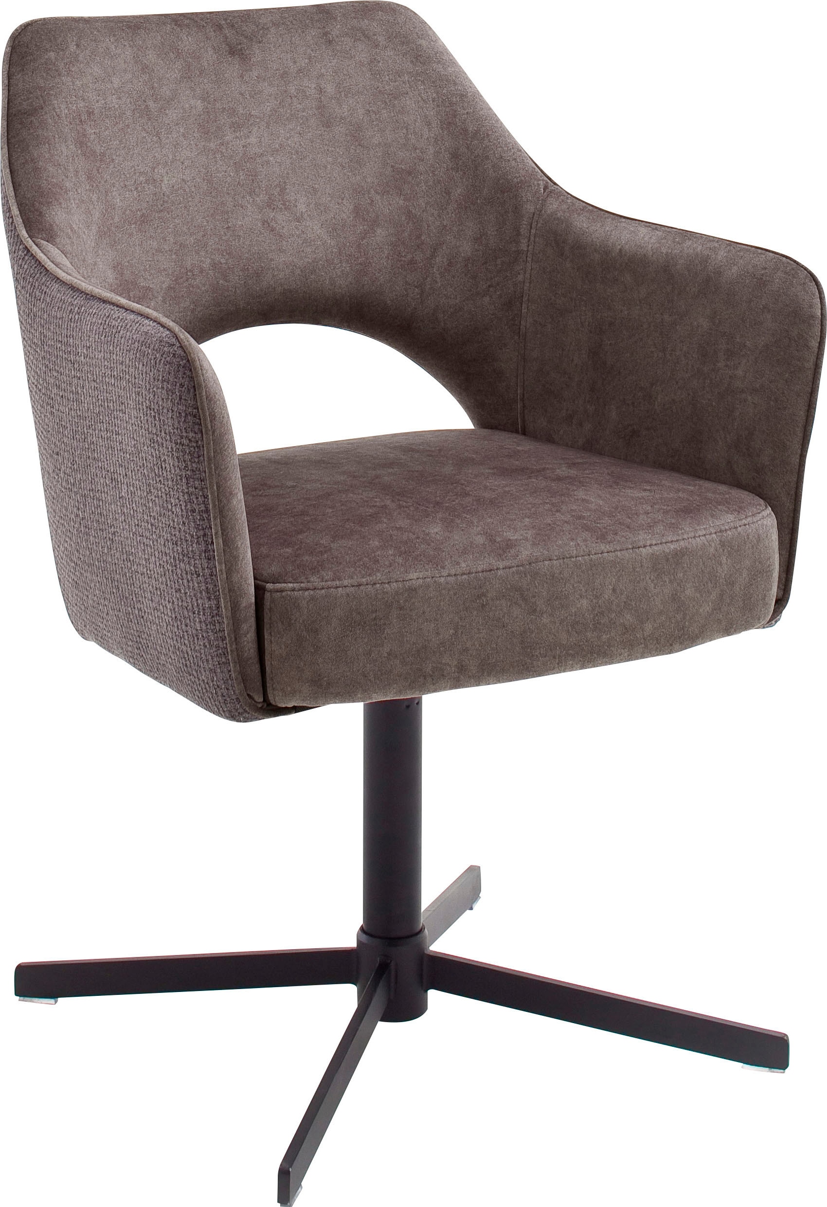 MCA furniture Esszimmerstuhl »Valetta«, (Set), 2 St., 2 er Set, 360° drehbar, Taschenfederkern, belastbar 120 kg