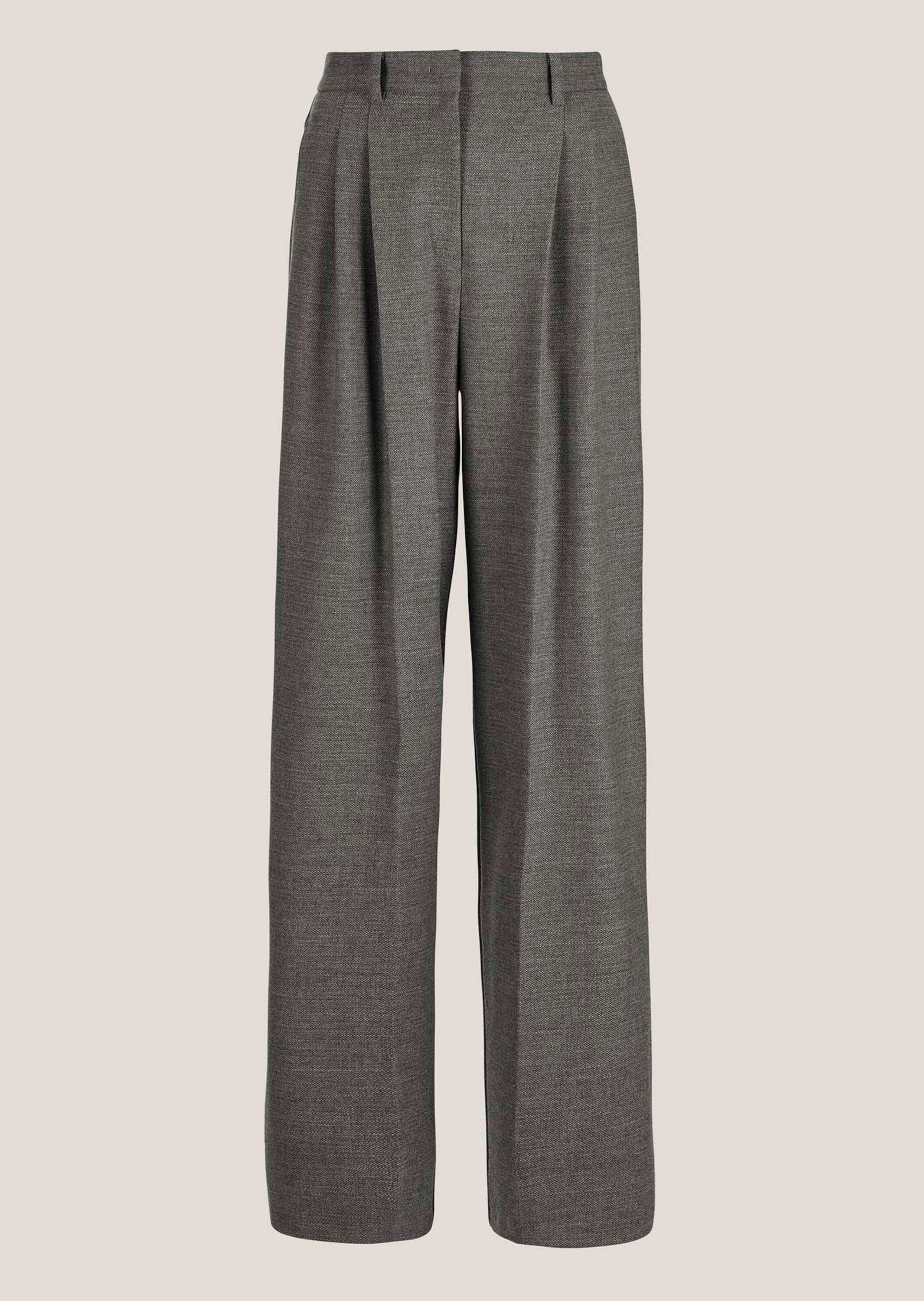 MADELEINE Bundfaltenhose »Palazzohose Weite Bundfaltenhose mit Formbund«  Weite Bundfaltenhose mit Bügelfalte