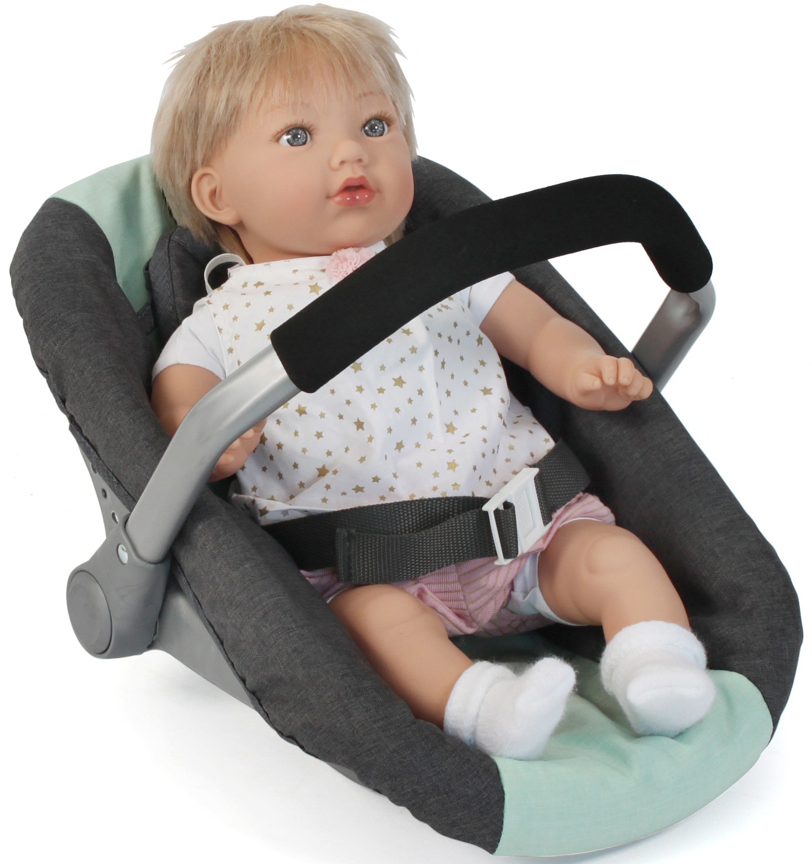 CHIC2000 Puppen Autositz »Grau-Mint«