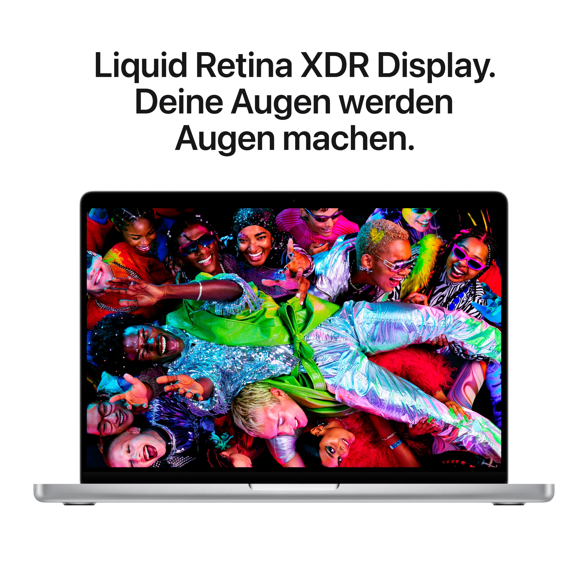 Apple Notebook »MacBook Pro 14"« 35,97 cm / 14,2 ″ Apple M5 10-Core GPU;HDMI;3,5 mm Kopfhöreranschluss;MagSafe 3 Anschluss;DisplayPort;Thunderbolt 4;USB 4 1.000 GB SSD