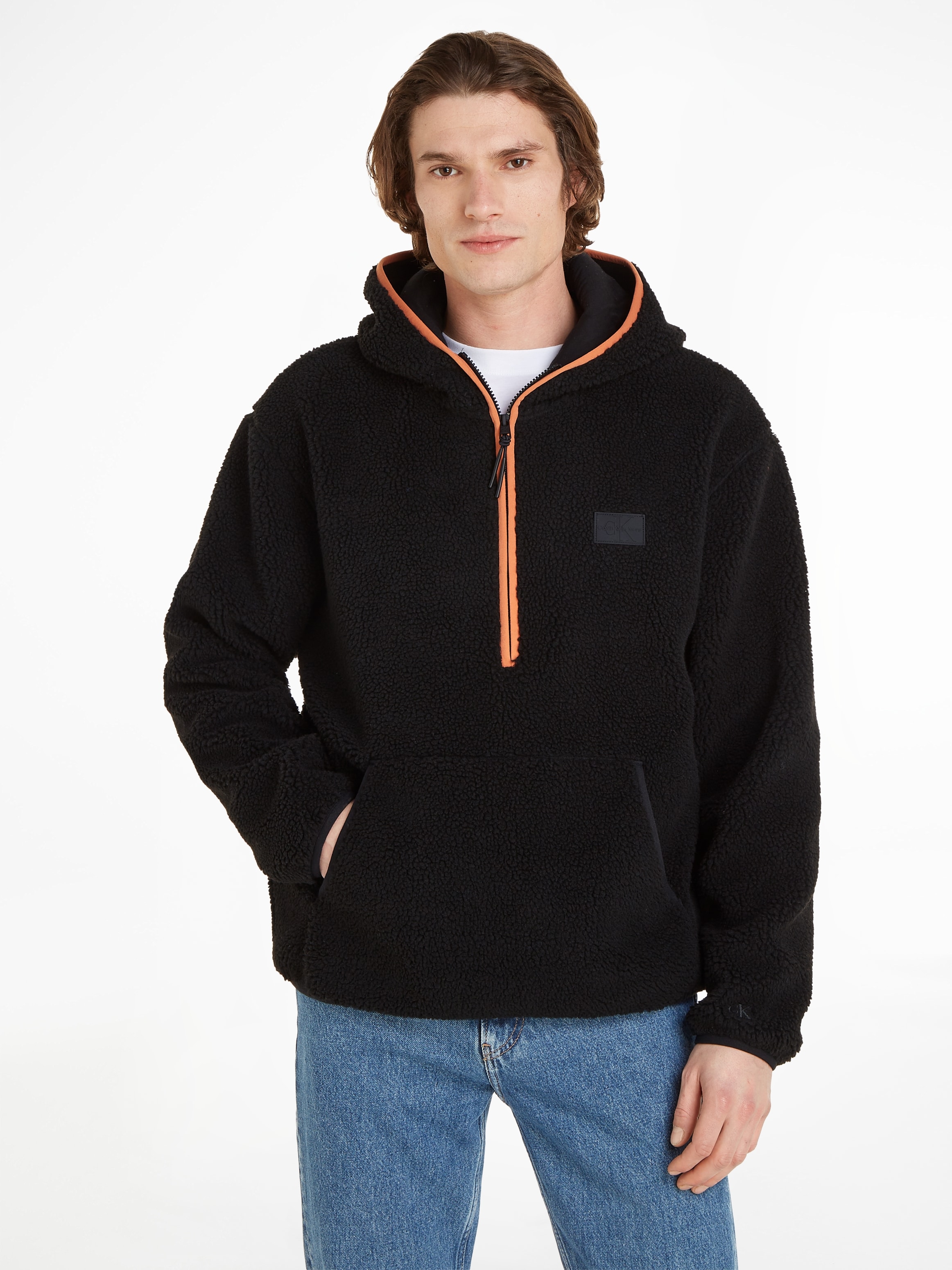 Sweatshirt »SHERPA HALF ZIP HOODIE«