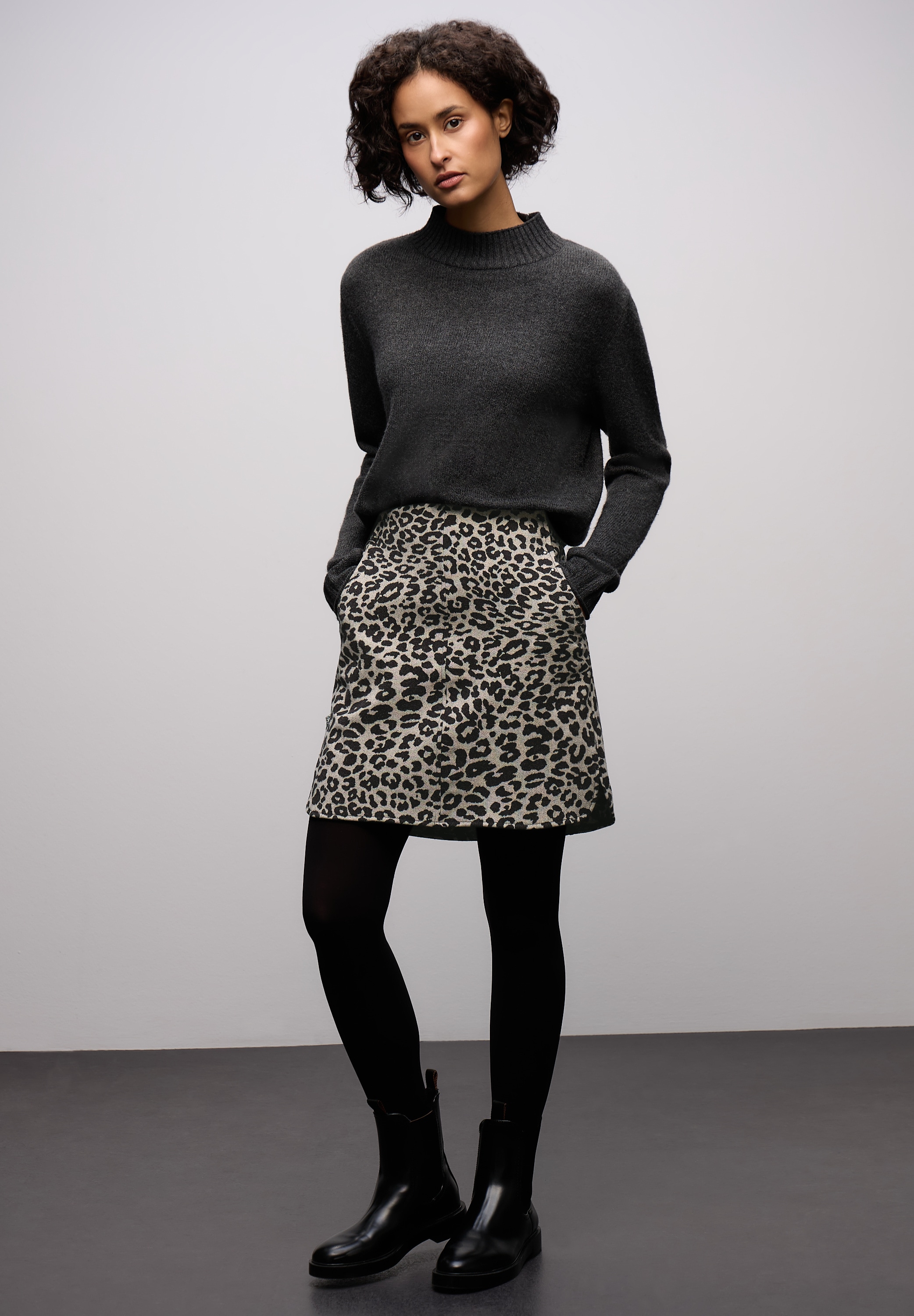 STREET ONE Minirock »Style Maja« mit All-Over Print