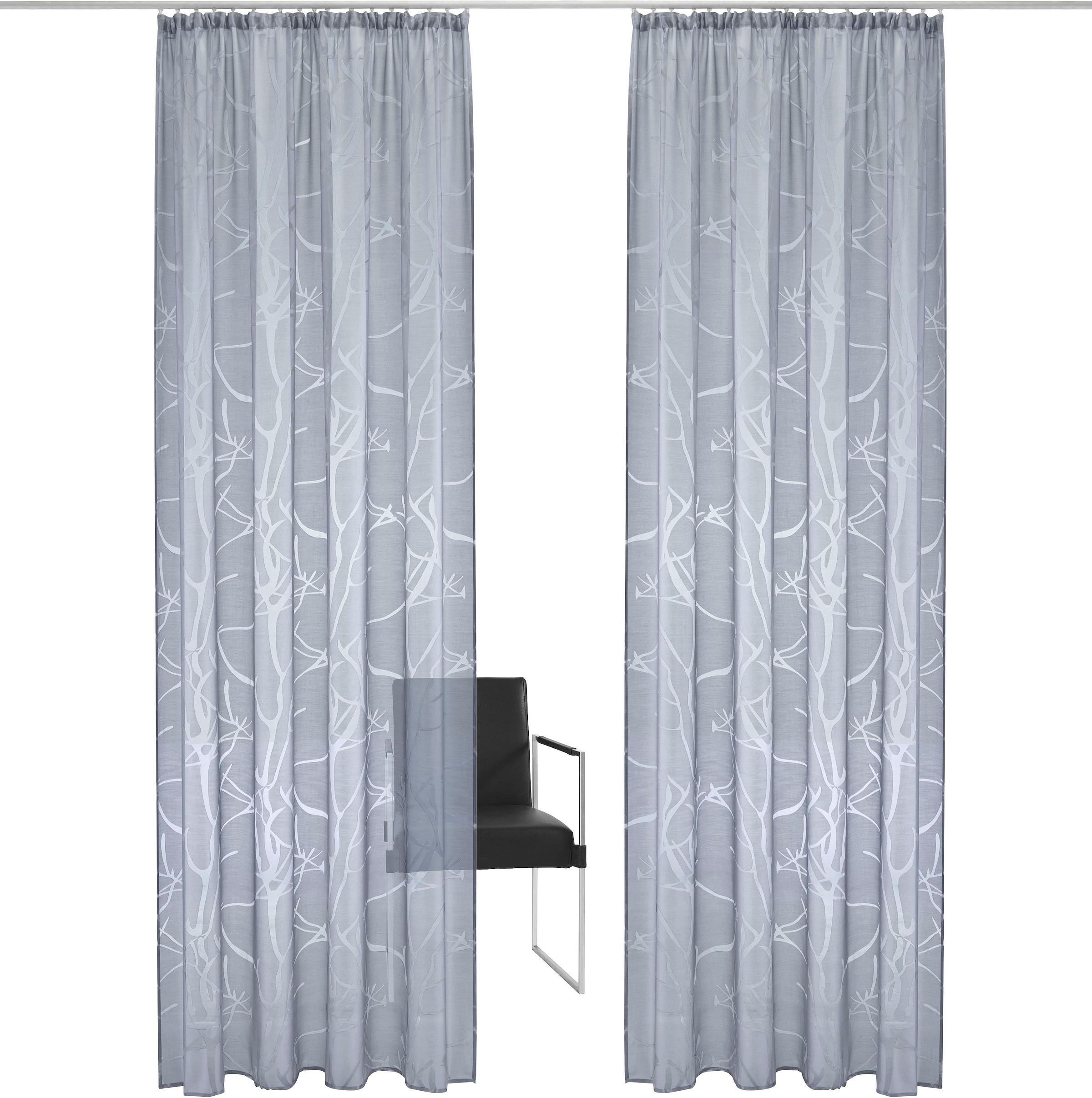 Gardine online home Polyester (1 kaufen Ausbrenner, my St.), Halbtransparent, »Anna«,