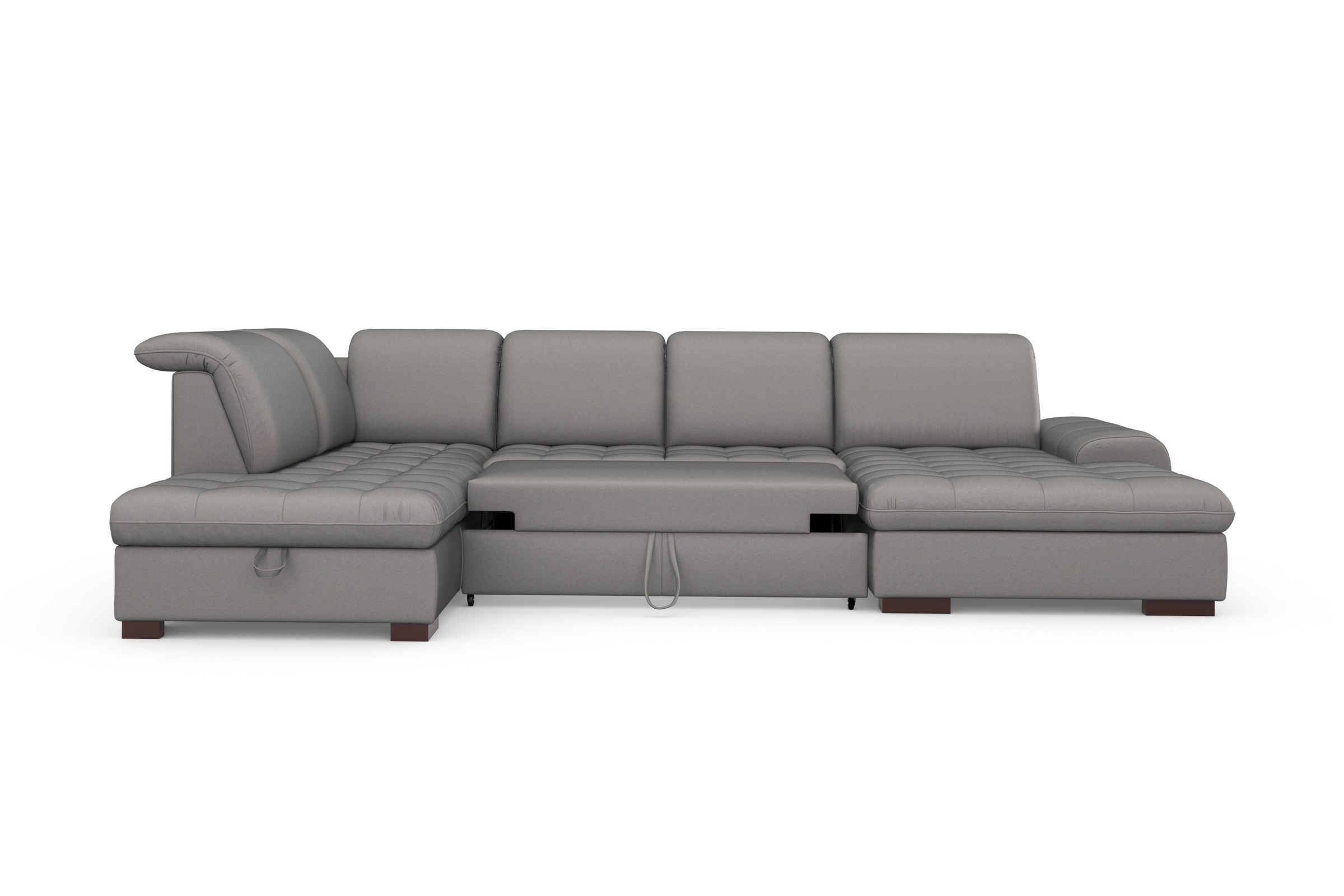 sit&more Wohnlandschaft »Luxor U-Form«, wahlweise mit Bettfunktion, Bettkasten und Kopfteilverstellung