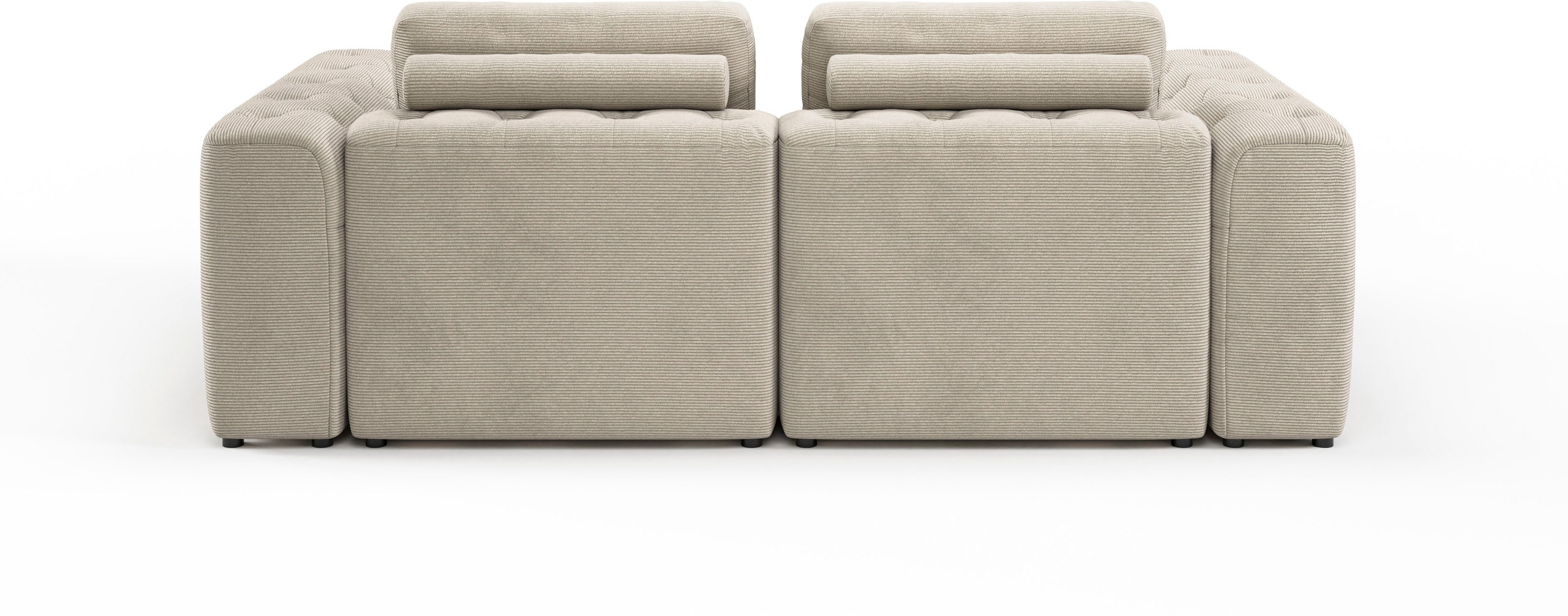 RAUM.ID 2-Sitzer »Cushid«, Modulsofa, bestehend aus 2 Teilen, Breite 218 cm