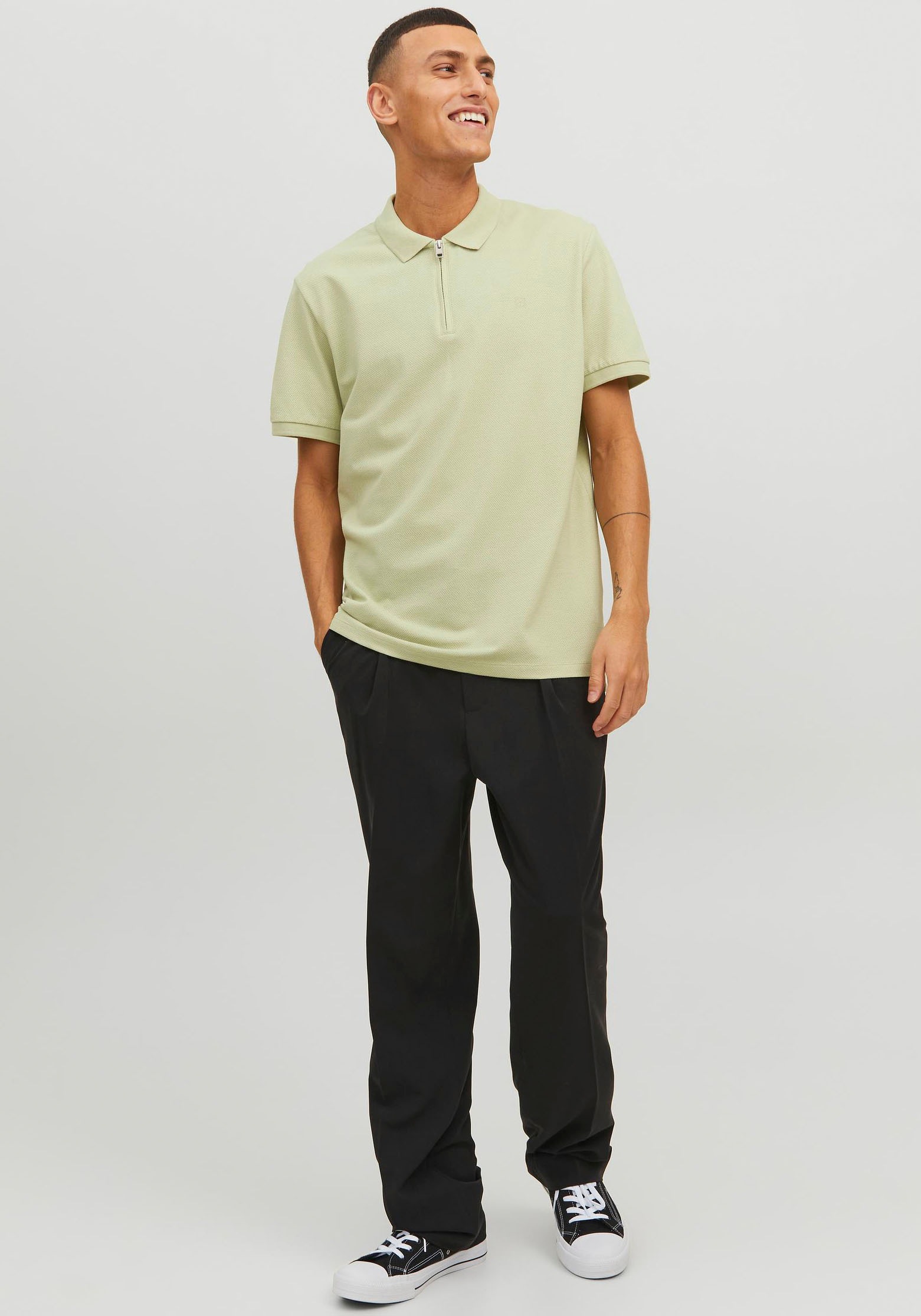 Jack & Jones Poloshirt »JPRBLASCOTT ZIP SS POLO SN«