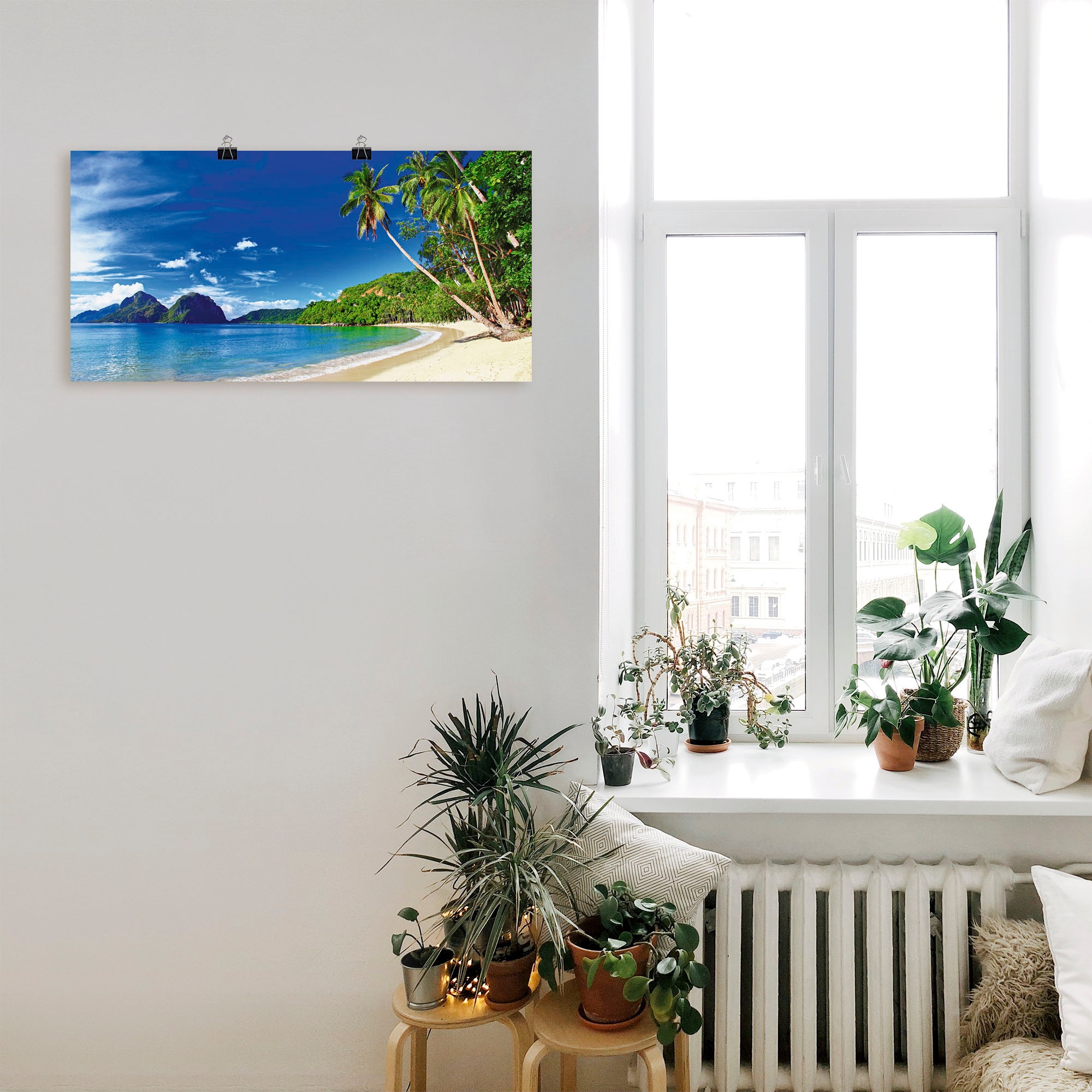 Artland Wandbild »Paradies«, Küste, (1 St.), als Leinwandbild, Poster, Wandaufkleber in verschied. Größen