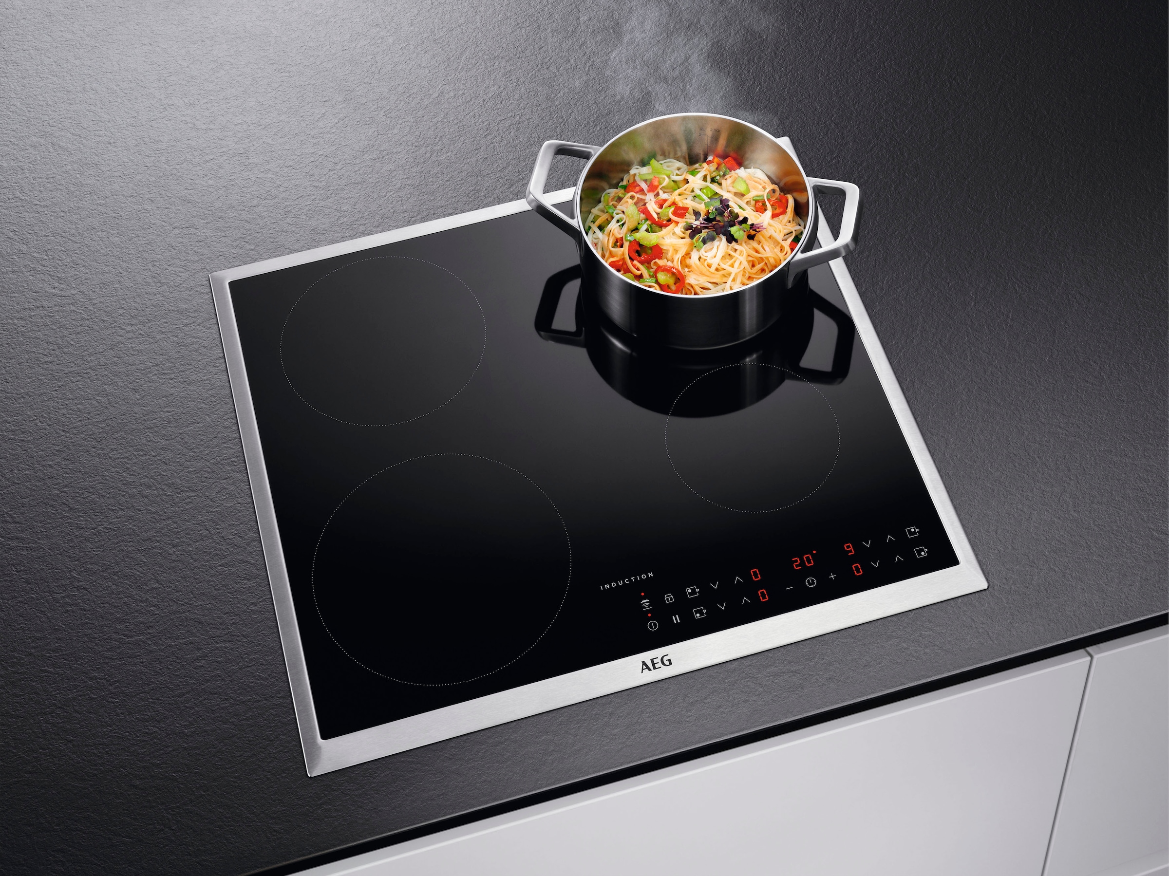 AEG Induktions-Kochfeld »IKB6431AXB«, mit Hob²Hood - Funktion