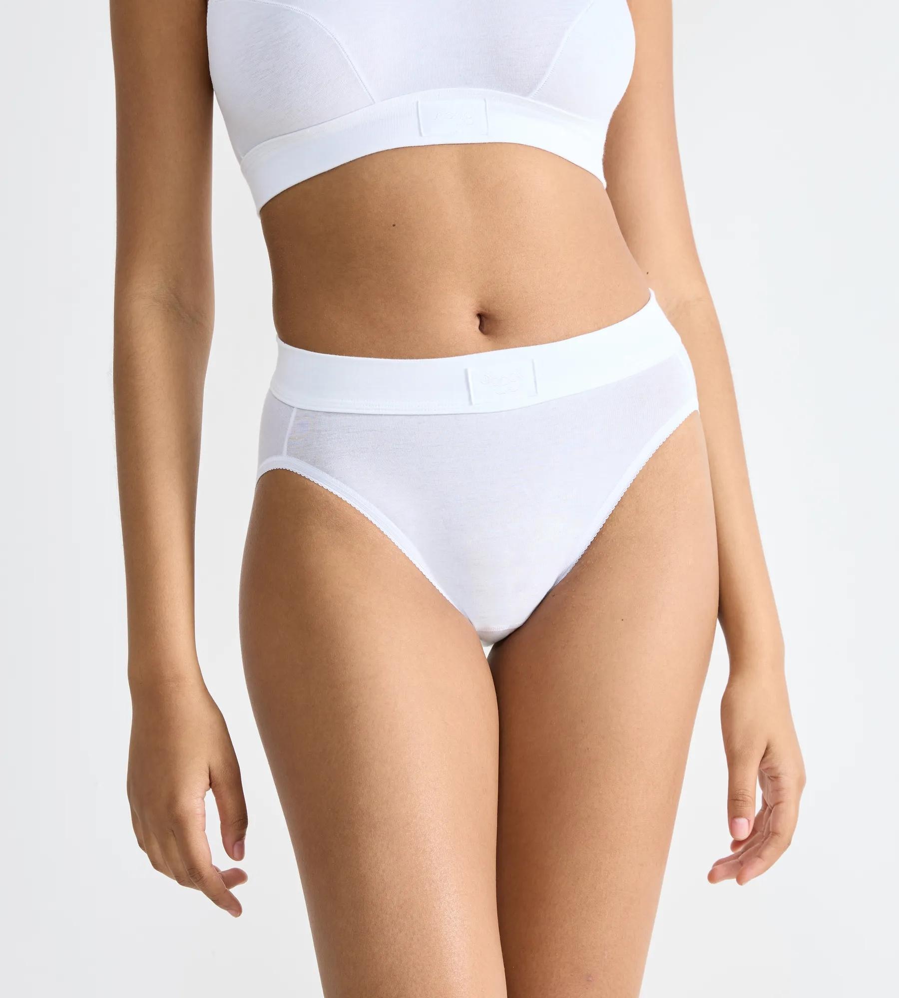 sloggi Tai-Slip »Double Comfort T« 2er Pack,  elastischer nahtloser Bund, hoher Beinausschnitt