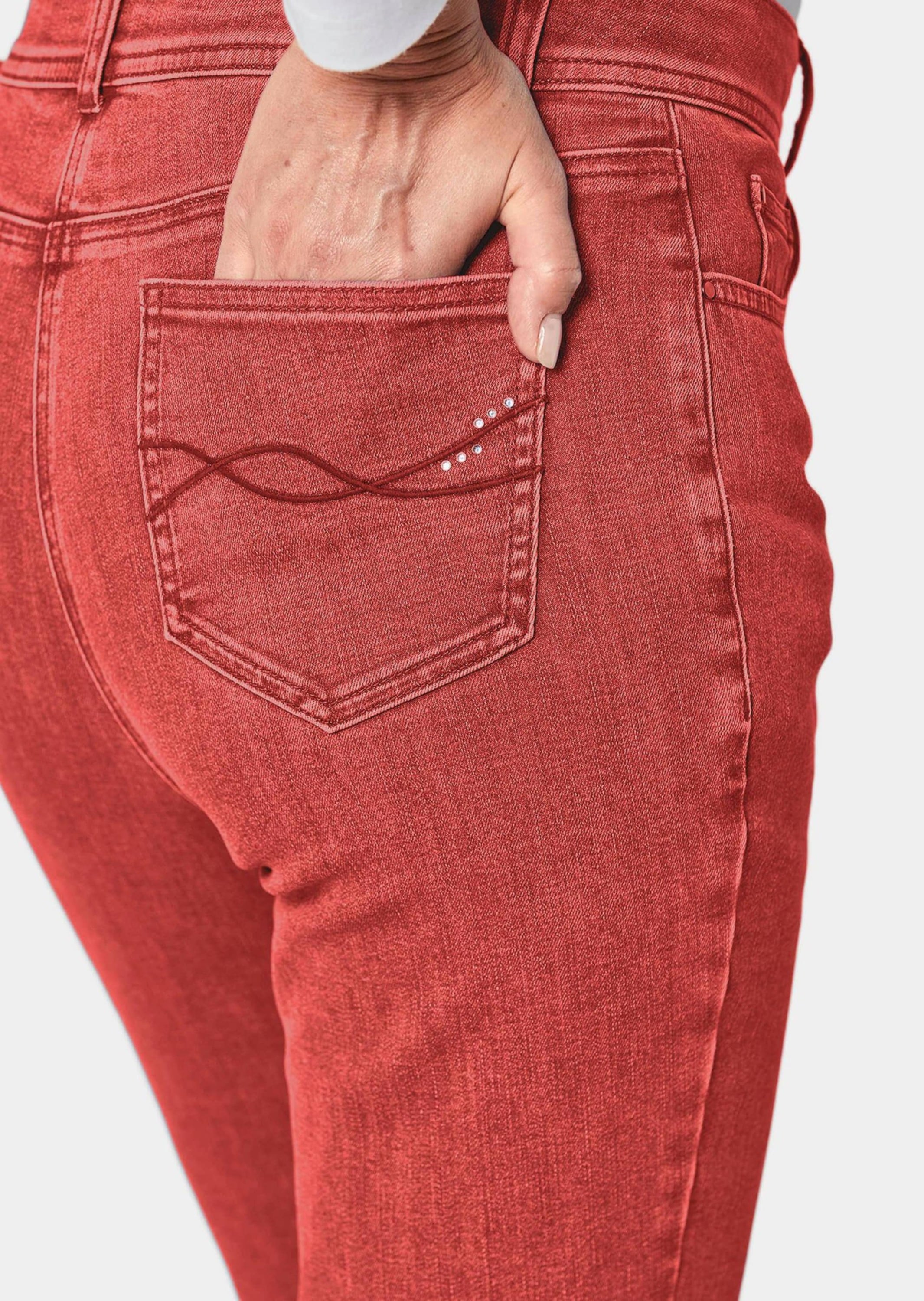 GOLDNER Regular-fit-Jeans »Hose mit Bauchweg-Effekt Superbequeme Hose mit Bauchweg-Effekt«