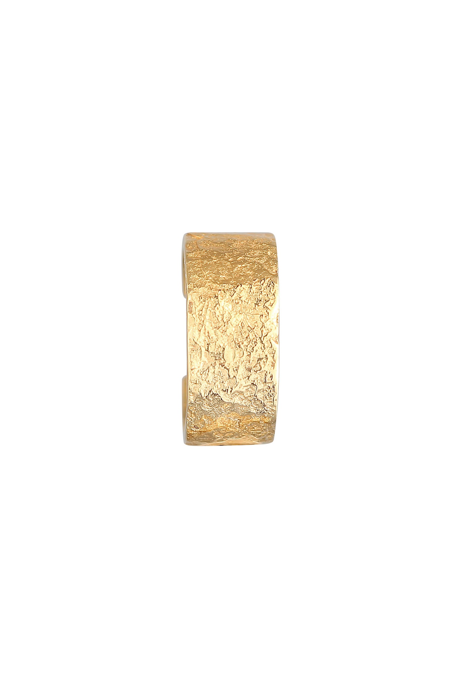 Elli Ohrklemme »Ohrringe Earcuff Breit Basic Gehämmert 925 Silber«