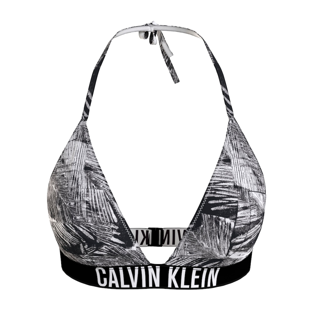 Calvin Klein Swimwear Triangel-Bikini-Top »FIXED TRIANGLE-RP-PRINT« in gemusteter Optik