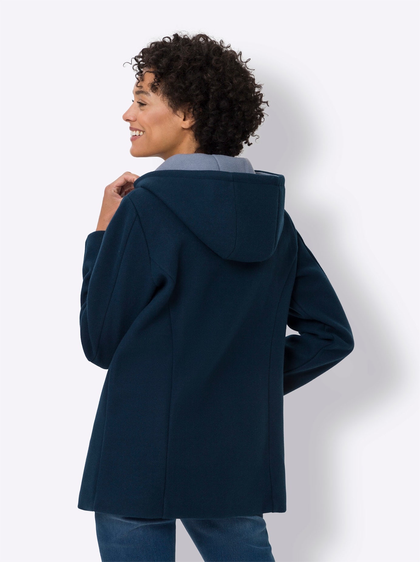Classic Basics Langjacke, mit Kapuze