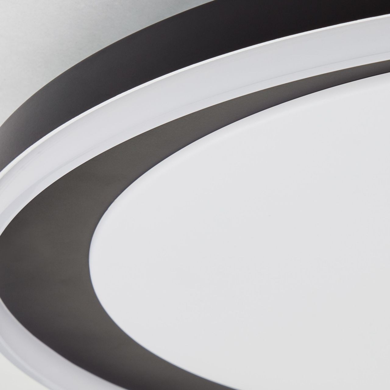 Brilliant Deckenleuchte »Pederson« 1 Stk. Warmweiß LED Wand- und Deckenlampe 45cm schwarz