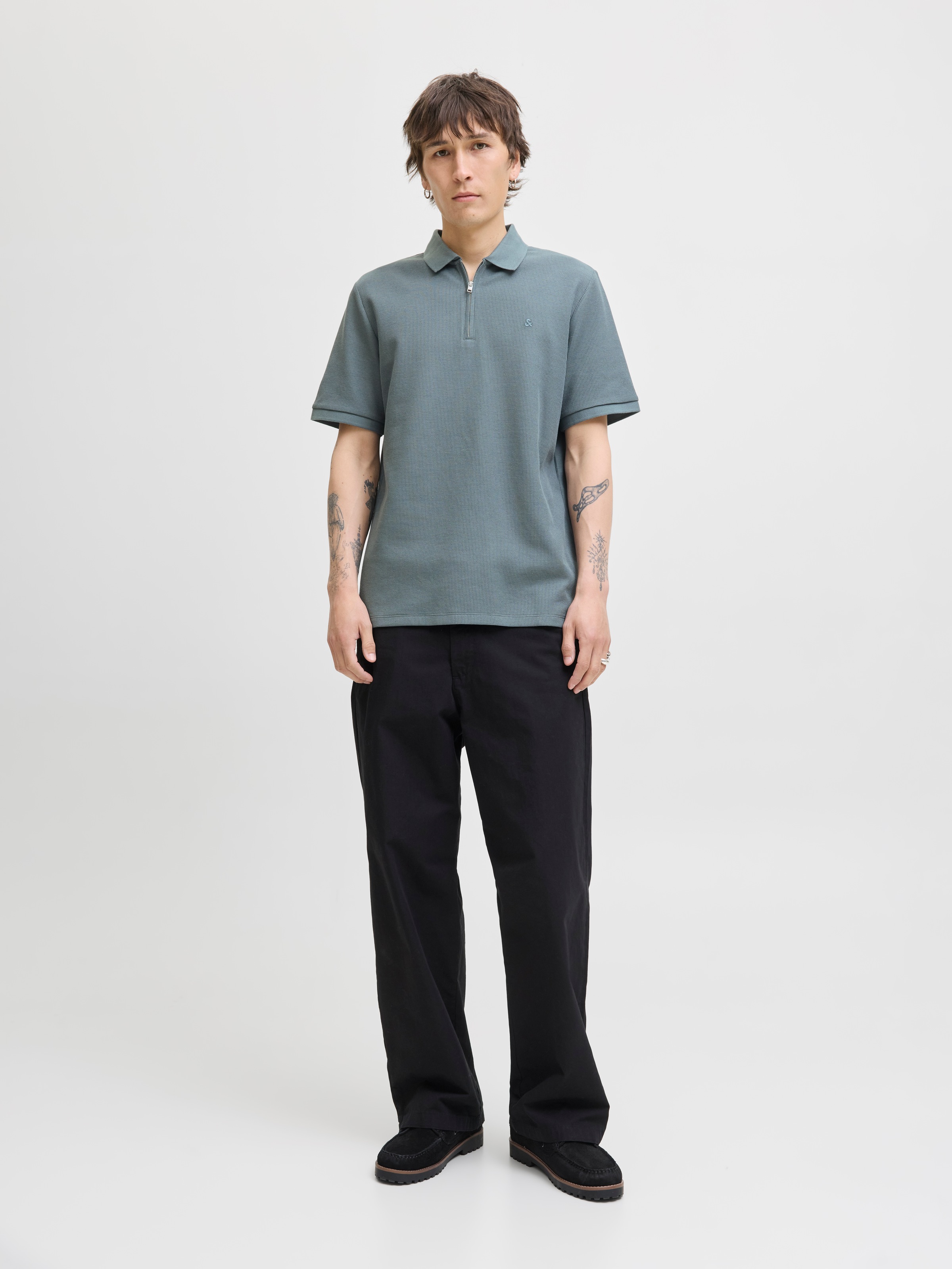 Jack & Jones Poloshirt »JJEAUSTIN ZIP POLO SS NOOS«