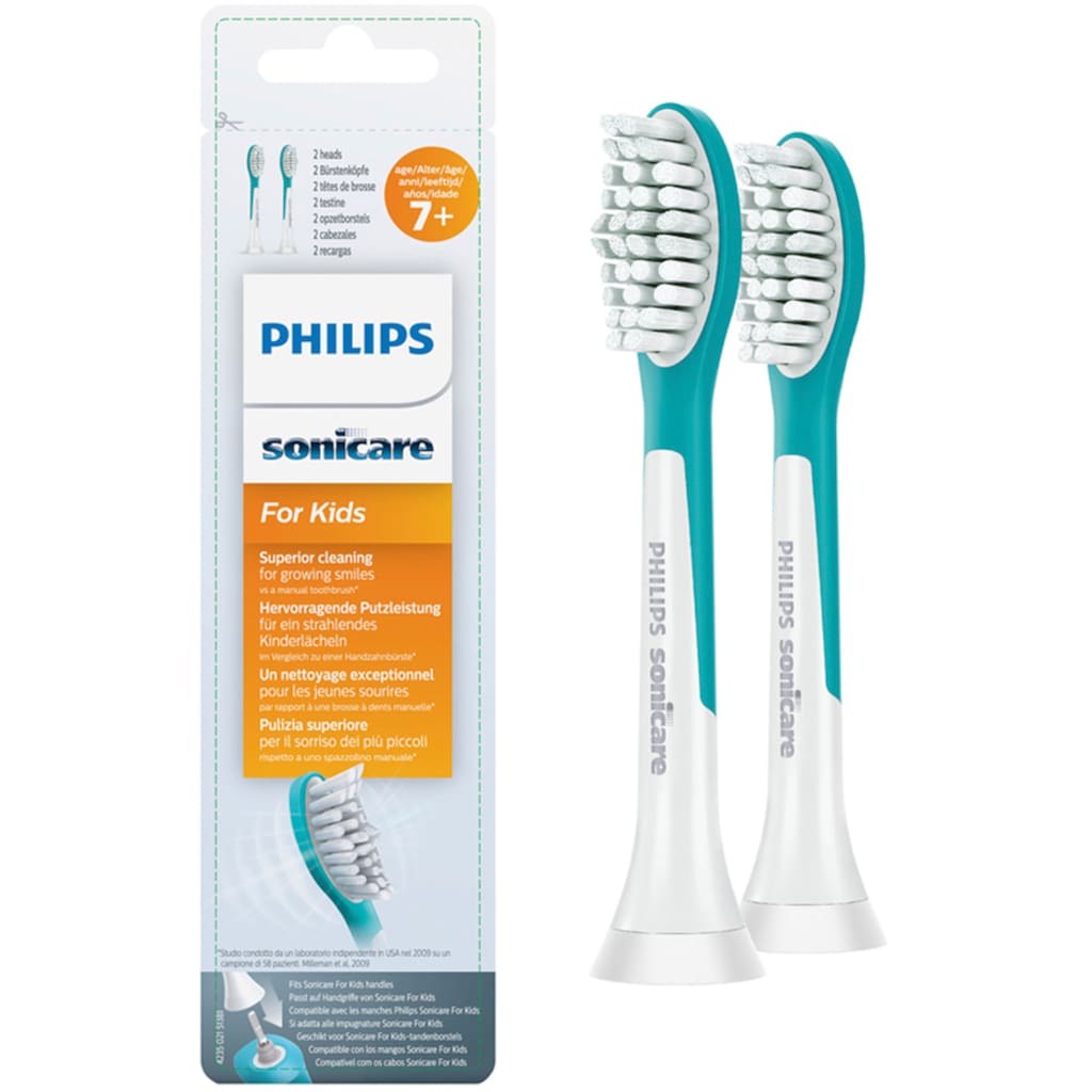 Philips Sonicare Aufsteckbürsten »Standard-Bürstenköpfe for Kids HX6042/33«