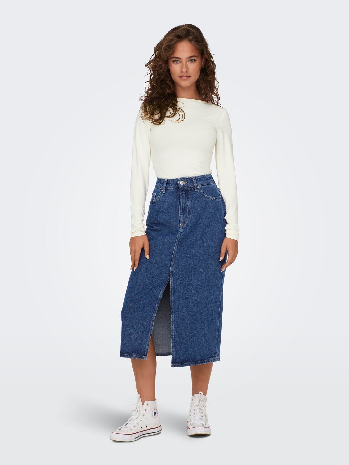 ONLY Jeansrock »ONLBIANCA MIDI SKIRT DNM REA NOOS«