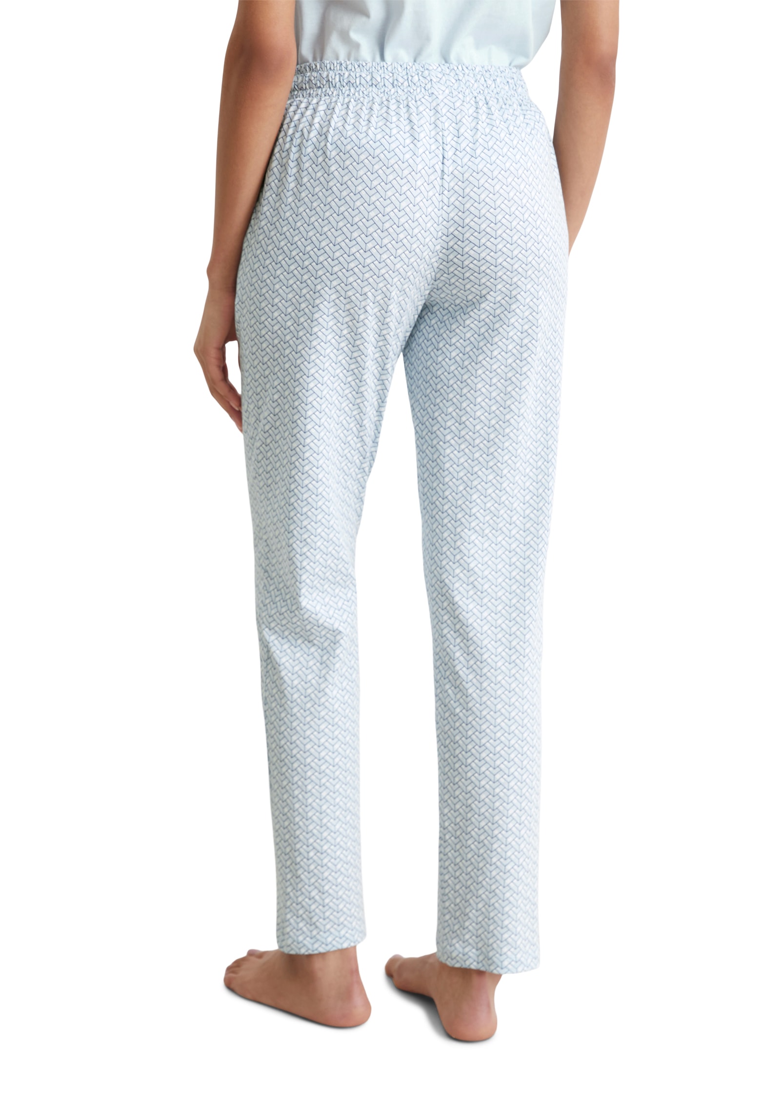 Marc O'Polo Pyjamahose »Mix & Match Cotton«, mit klassischem Allover-Muster