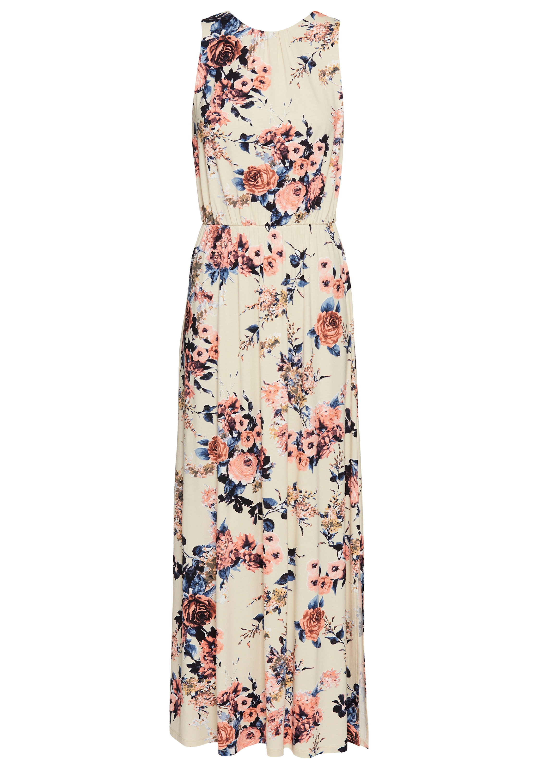 Laura Scott Maxikleid, mit hohem Rundhals vorn und tiefem hinten - NEUE KOLLEKTION
