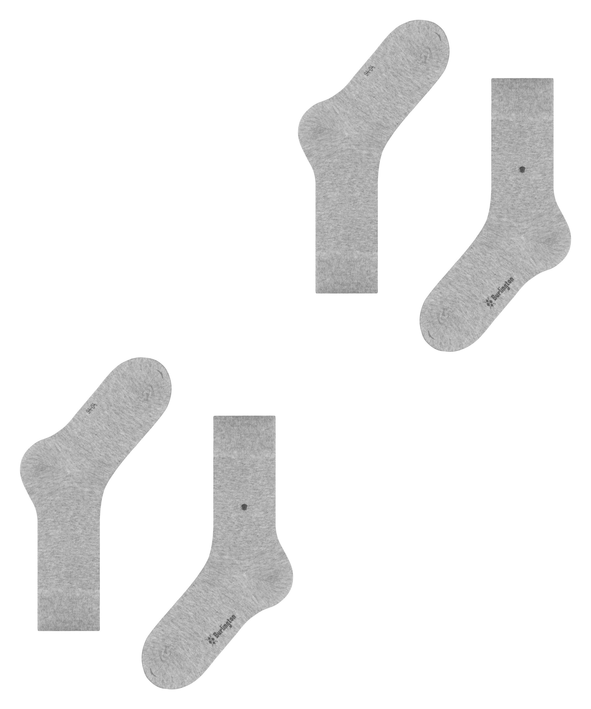 Burlington Socken »Everyday« 2 Paar,  Einheitsgröße 40-46, unifarben, Burlington-Clip