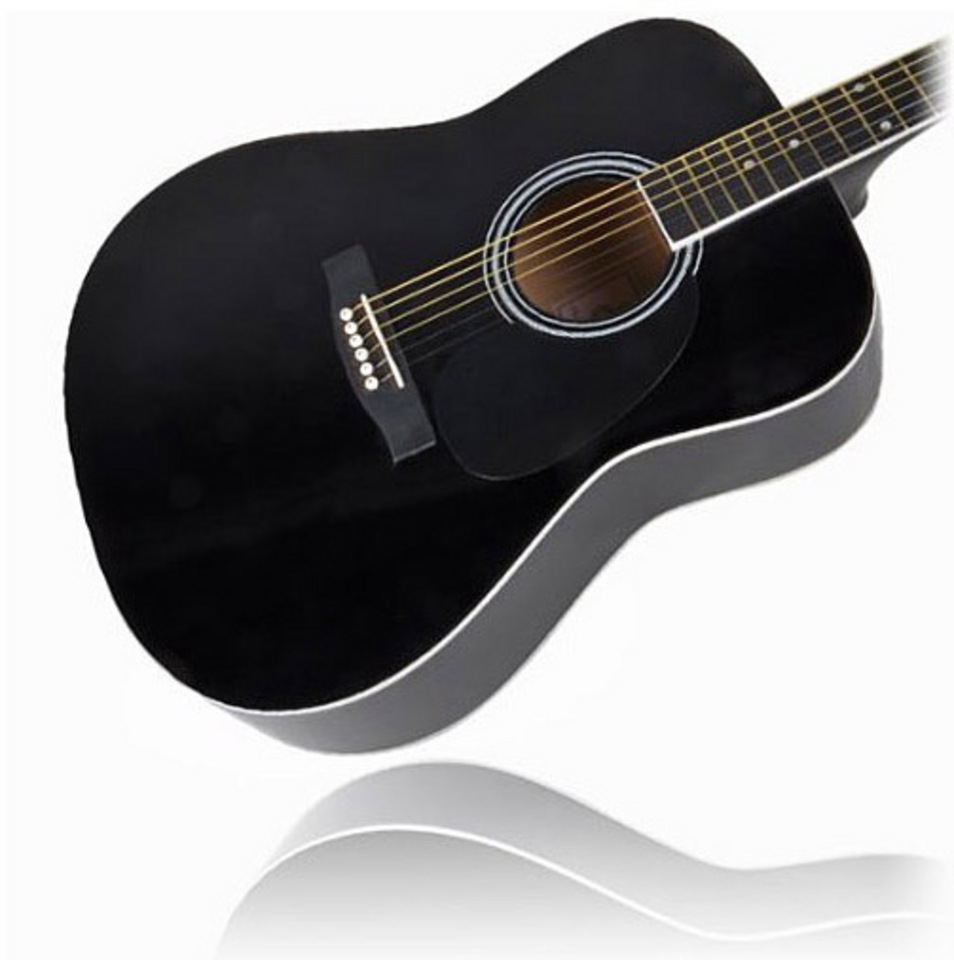 Clifton Westerngitarre »Dreadnought Gitarre«, Komplettset; mit Stimmgerät,Tasche, Heft und CD